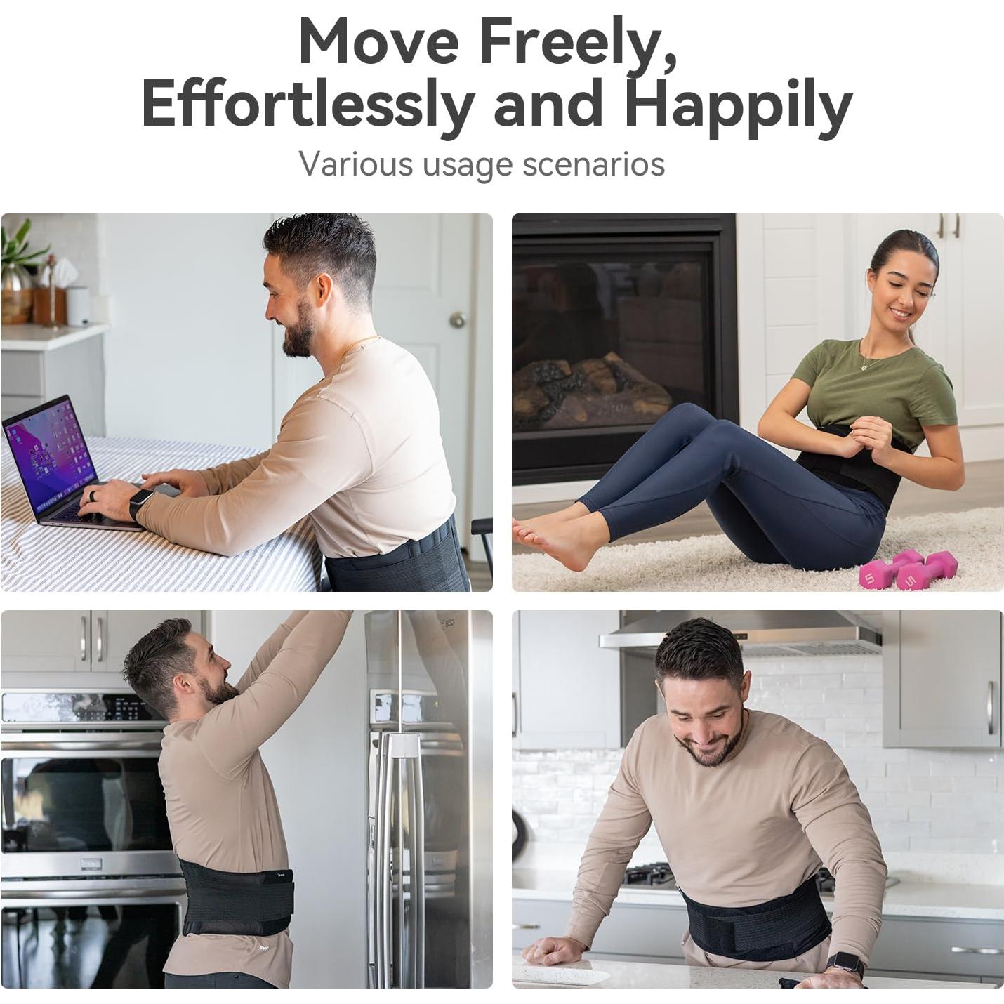 Faja de Soporte Lumbar Comforband Mediana con Cobre