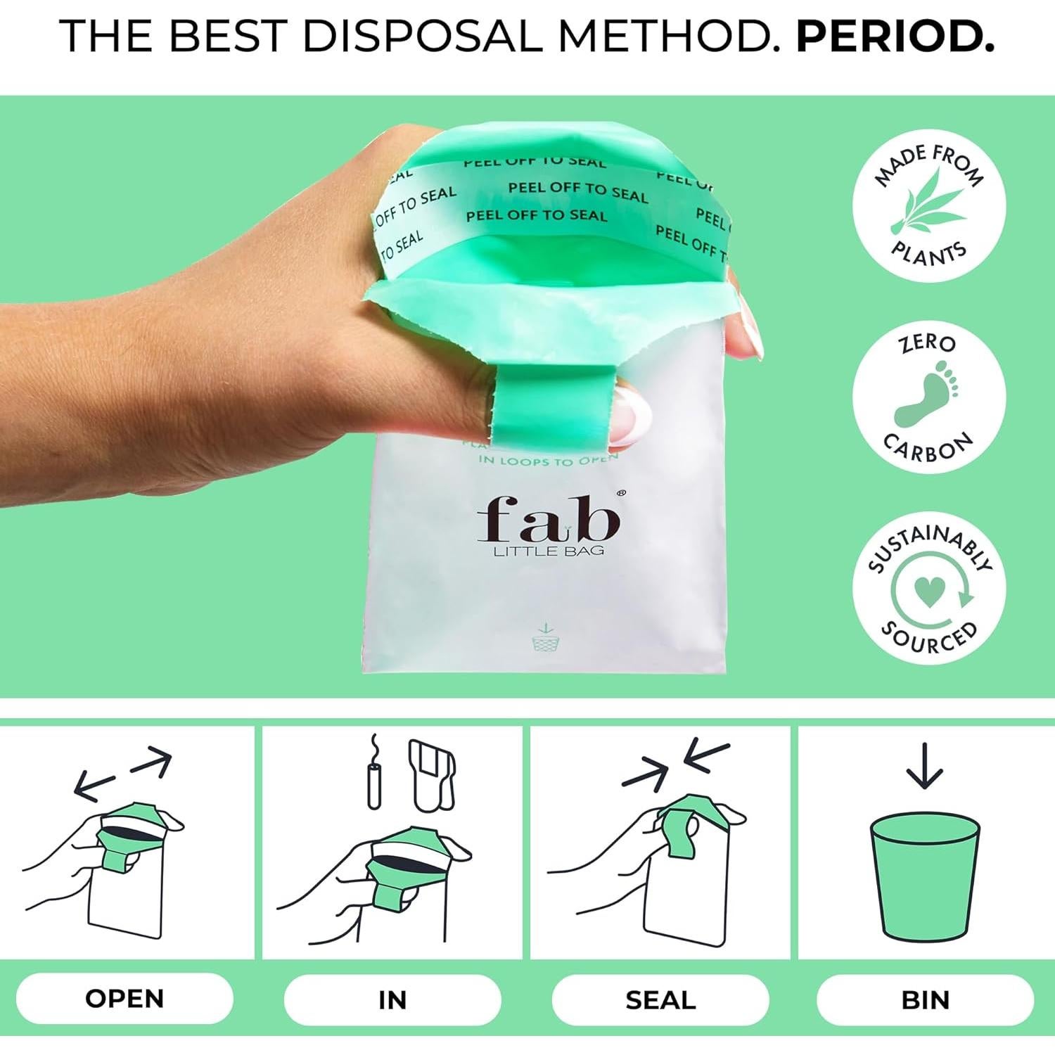 Dispensador de Higiene Femenina Fab Little Bag - 1 Unidad