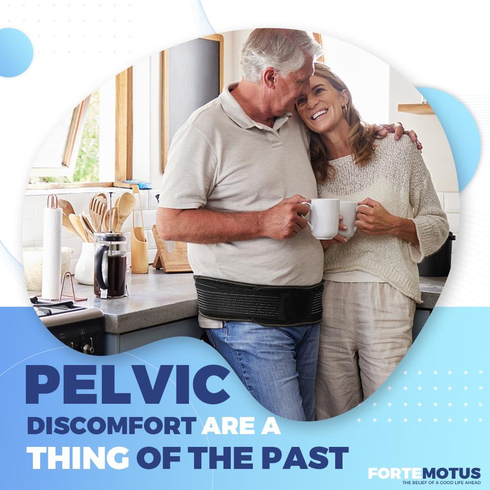 Cinturón Sacroiliaco FORTEMOTUS Ajustable para Dolor de Espalda