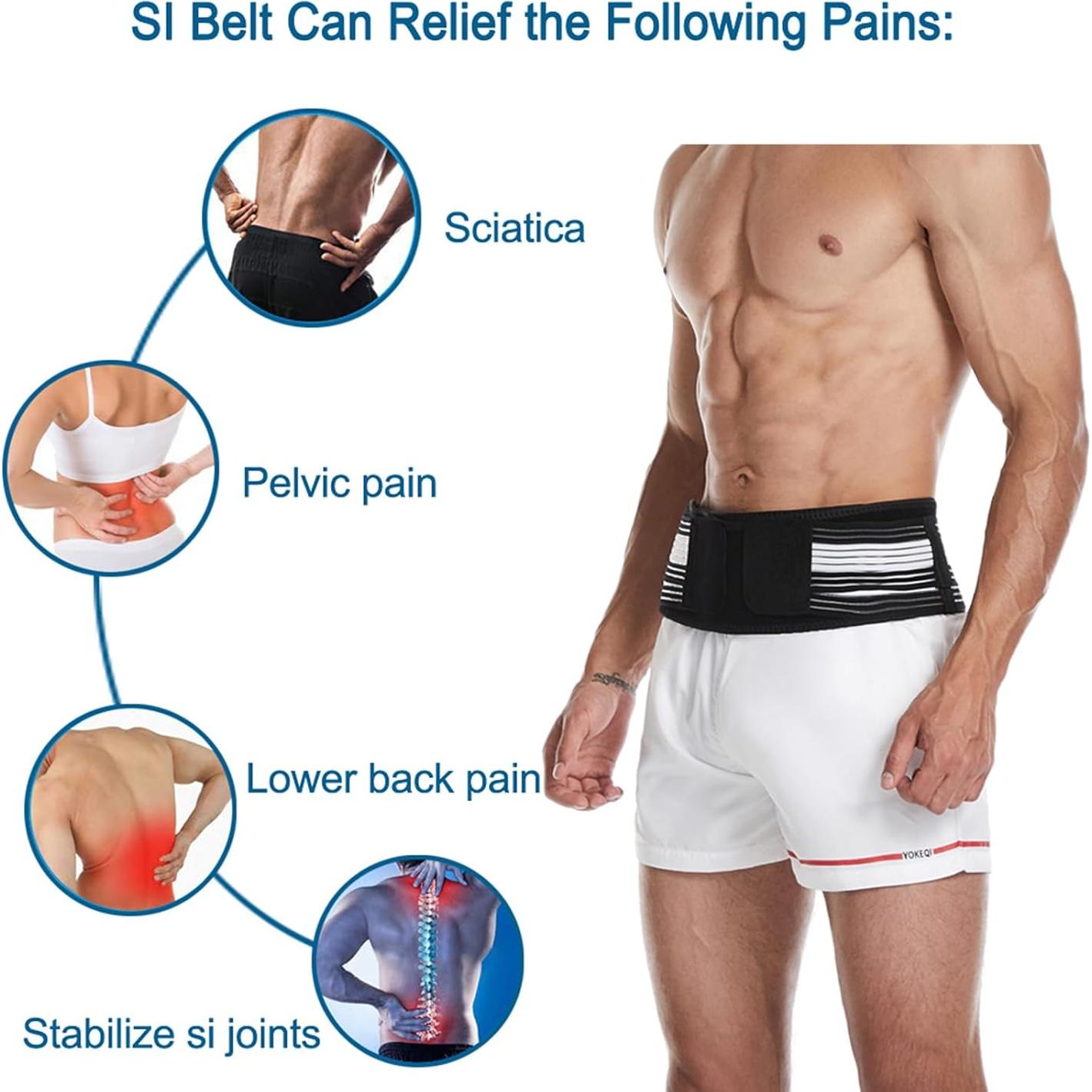 Cinturón Sacroilíaco Paskyee Regular 76-120cm Alivio Ciático