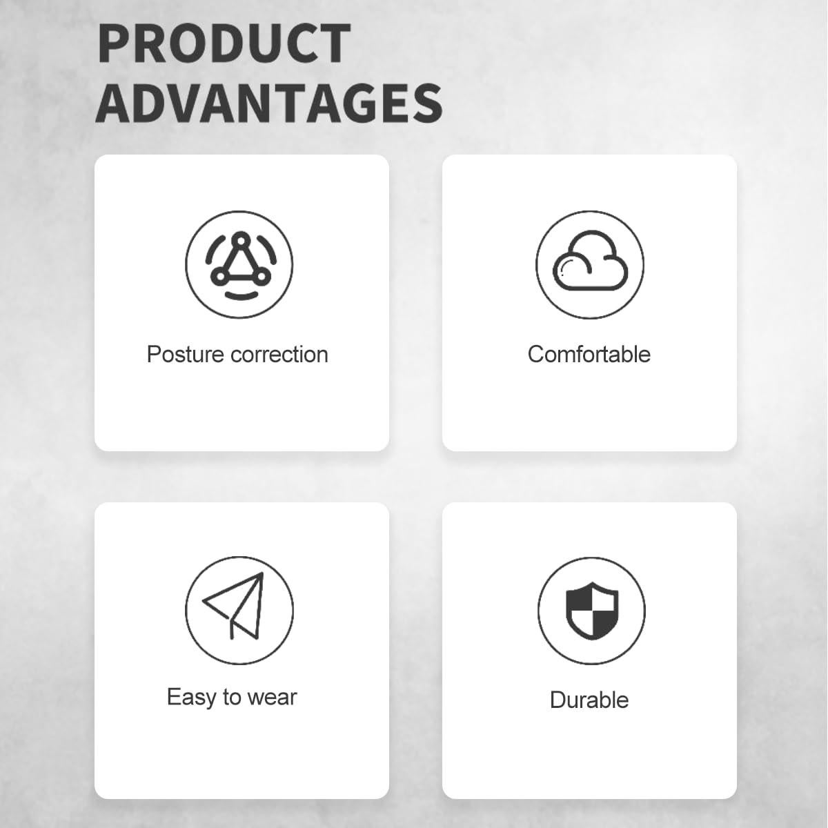 Corrector de Postura Espalda iStabo CYT5517 Ajuste Universal