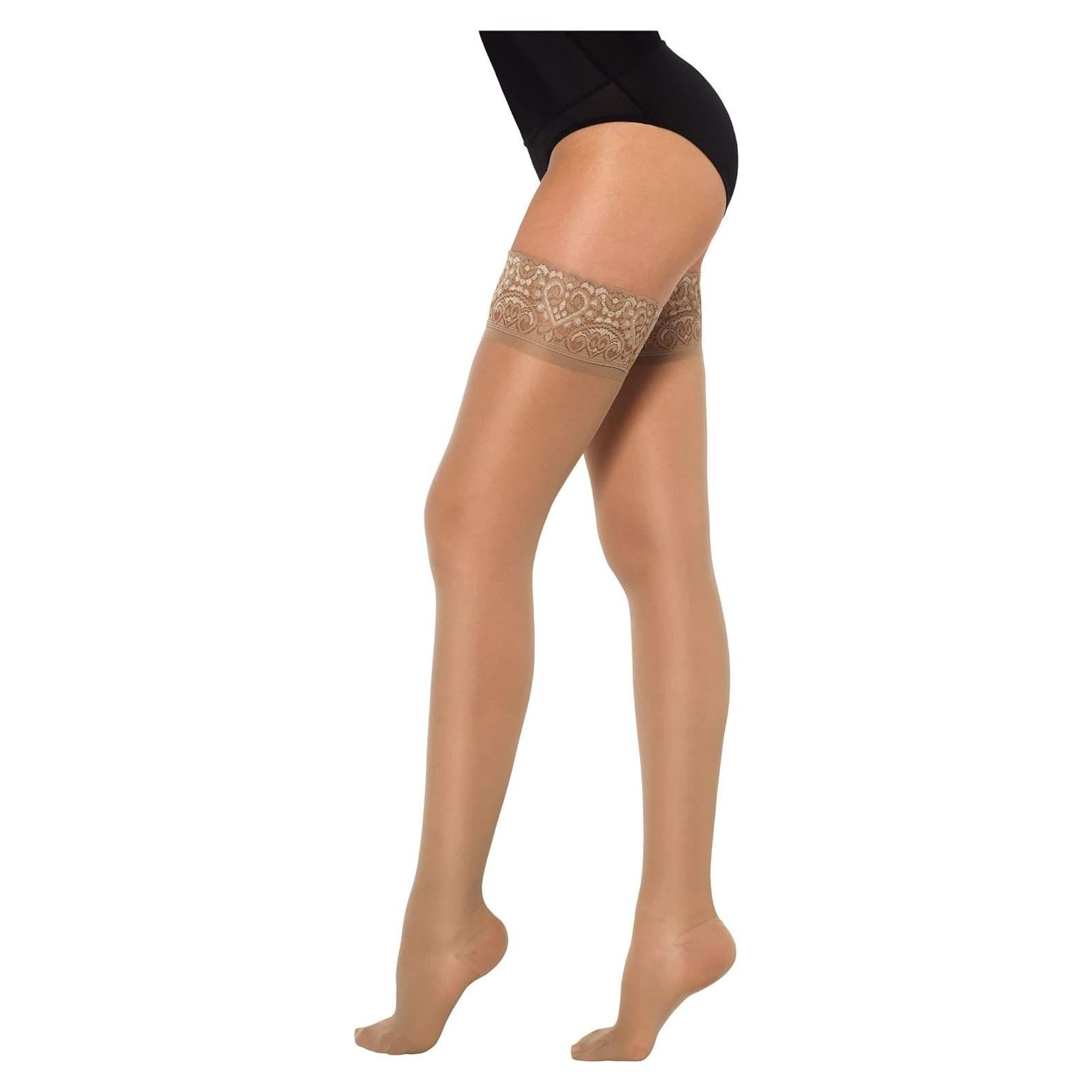 Medias de Compresión Transparentes Healthweir Talla Pequeña 15-20 mmHg