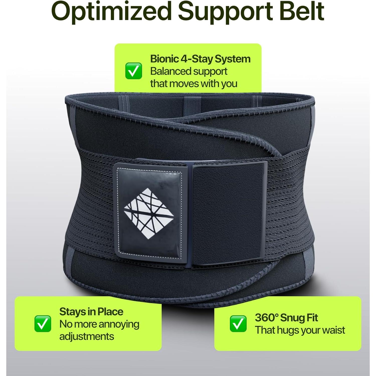 Faja de Soporte para Espalda NeoHealth XL - Alivio Dolor