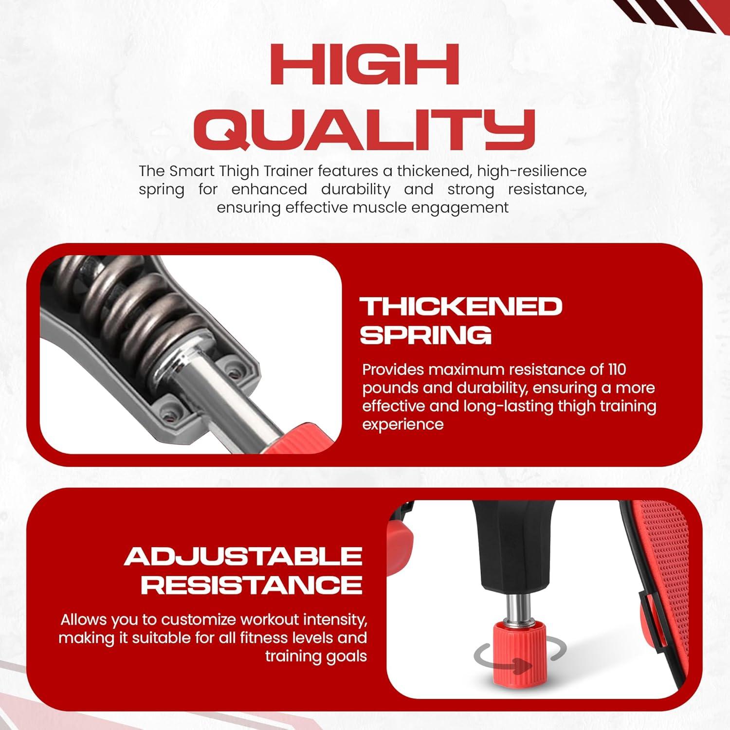 Entrenador de Caderas Thigh Master Fleshmart 0-54 kg Ajustable