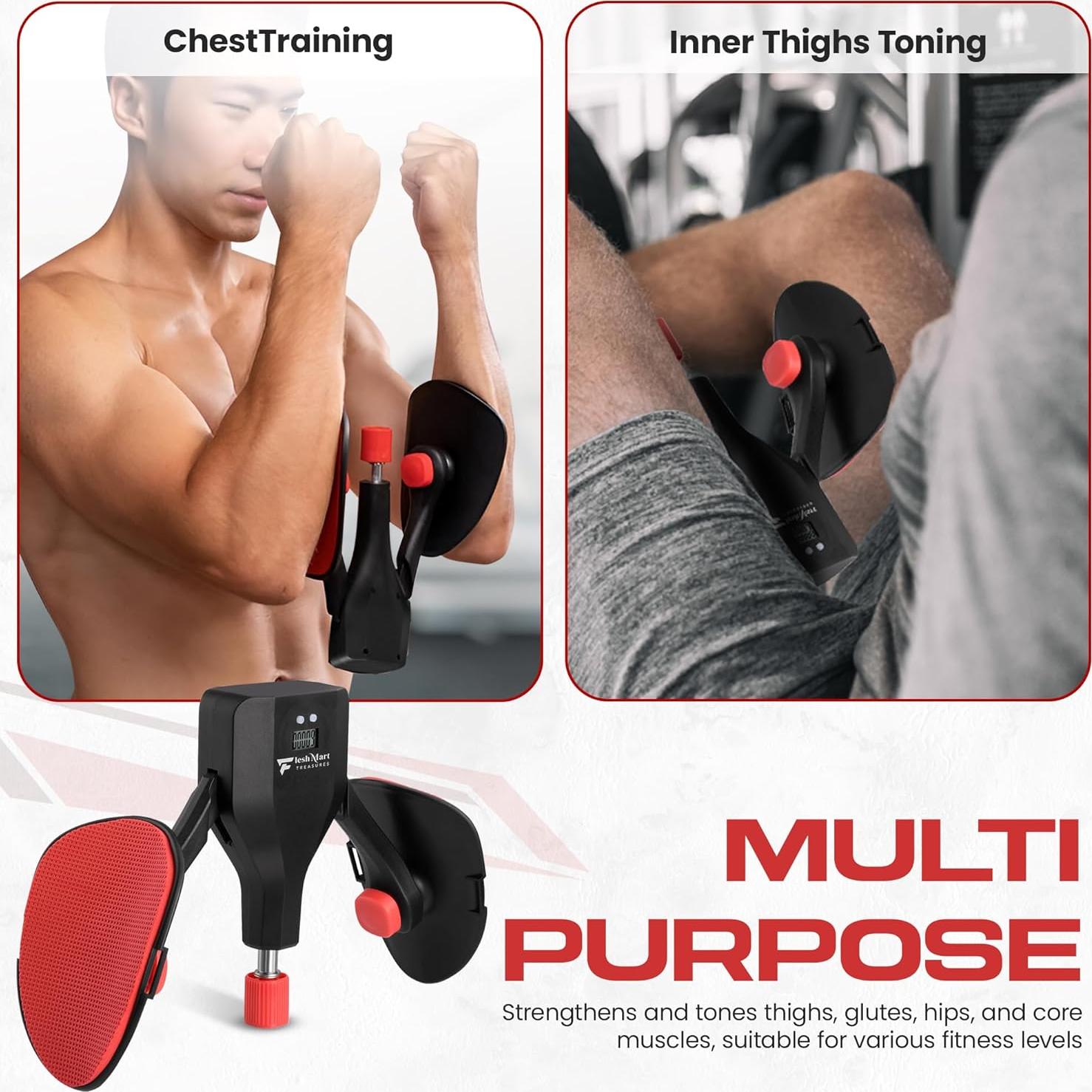 Entrenador de Caderas Thigh Master Fleshmart 0-54 kg Ajustable