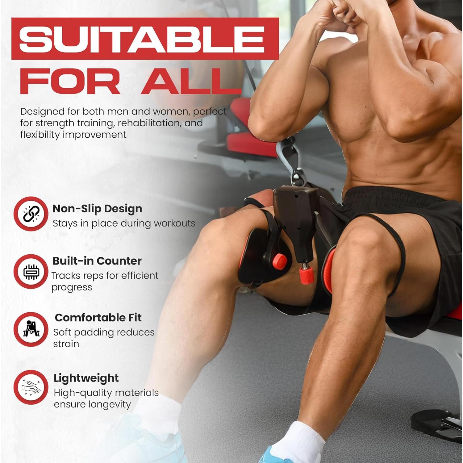 Entrenador de Caderas Thigh Master Fleshmart 0-54 kg Ajustable