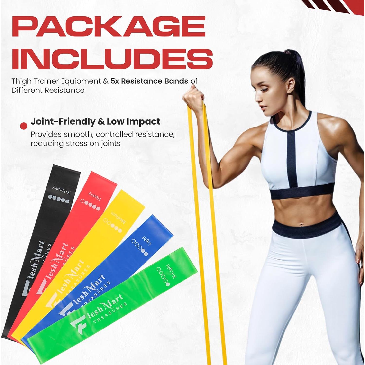 Entrenador de Caderas Thigh Master Fleshmart 0-54 kg Ajustable