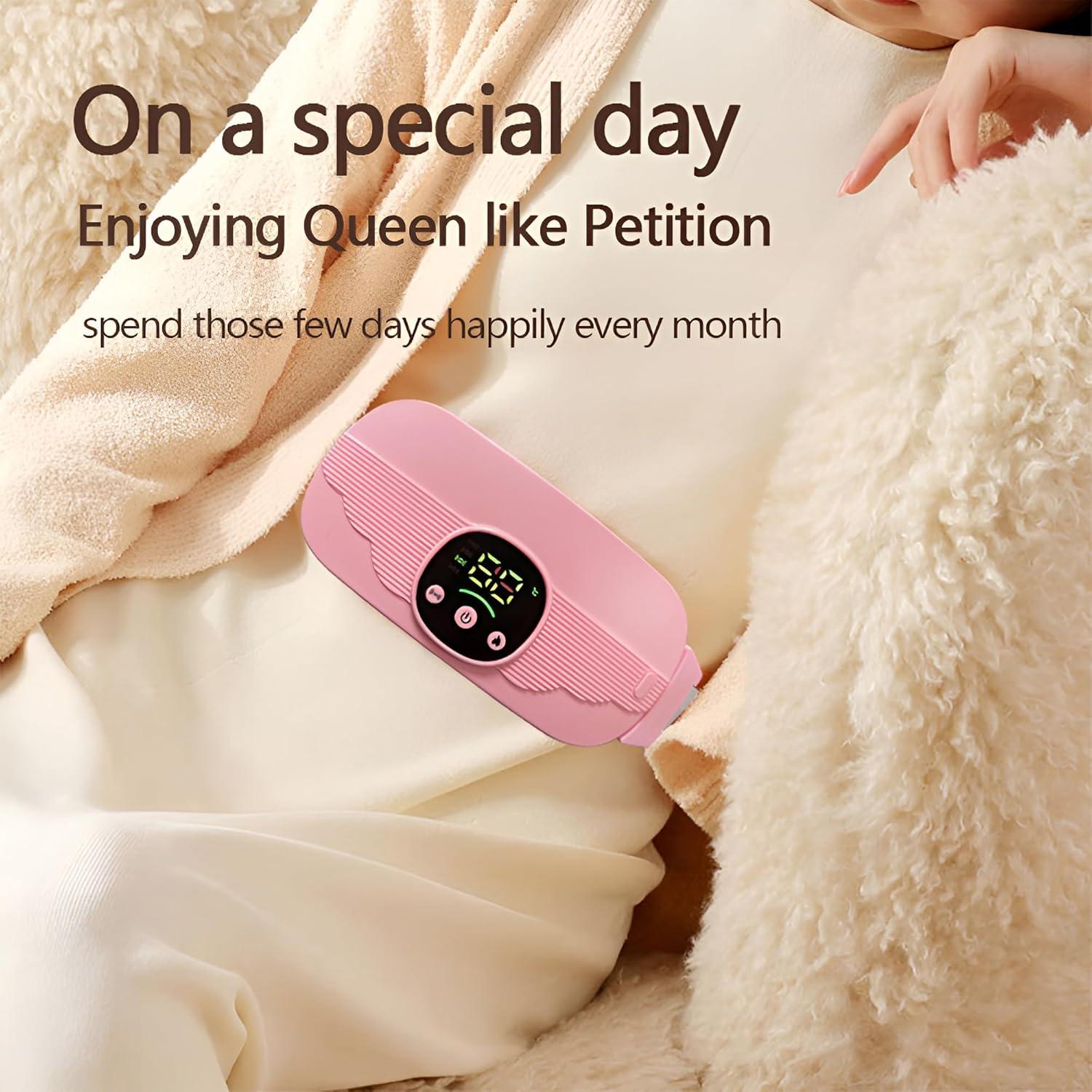 Almohadilla Calentadora Portátil JAYWAYNE para Menstruación 4 Niveles