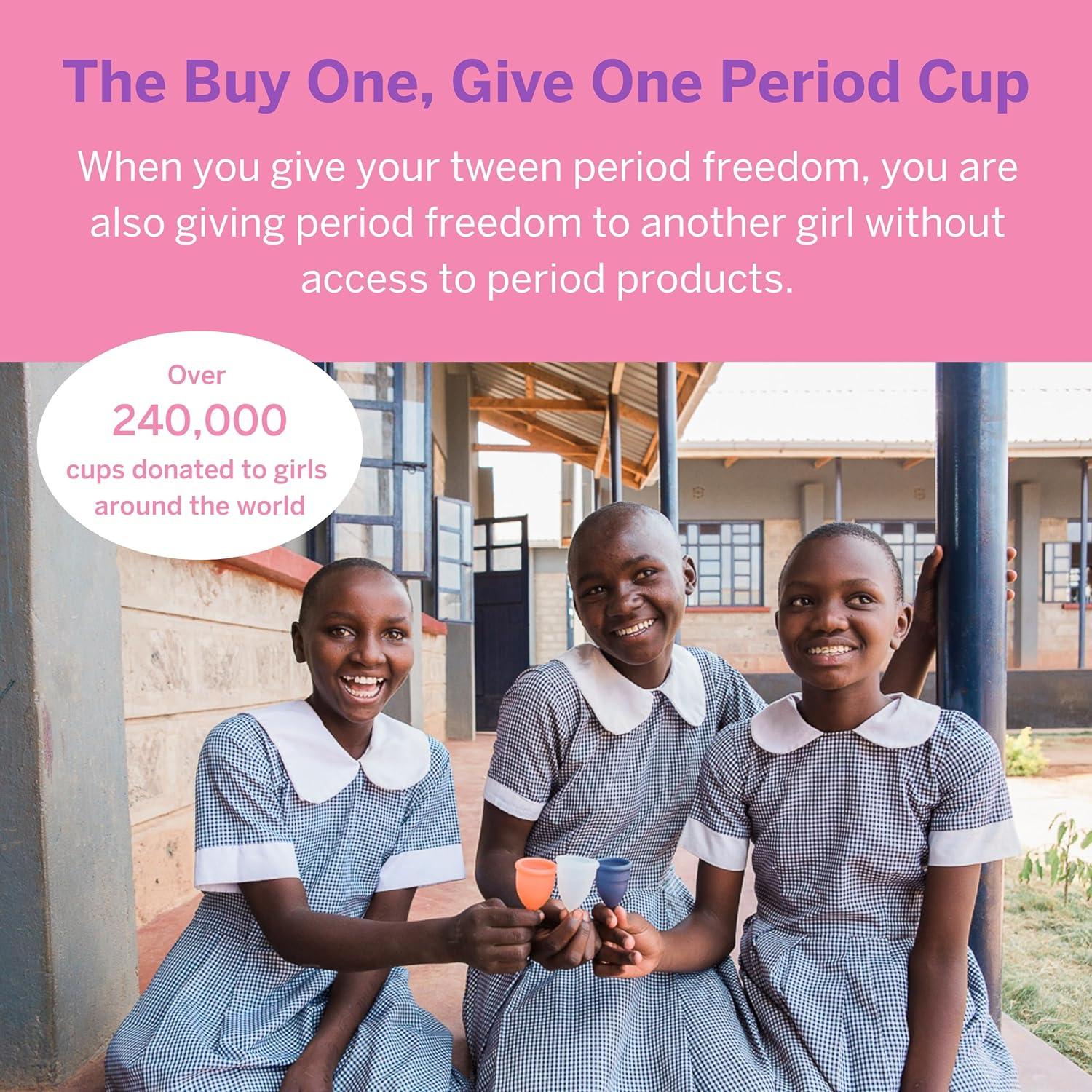 Kit Menstrual para Niñas Pixie Cup - Copa y Compresas Orgánicas