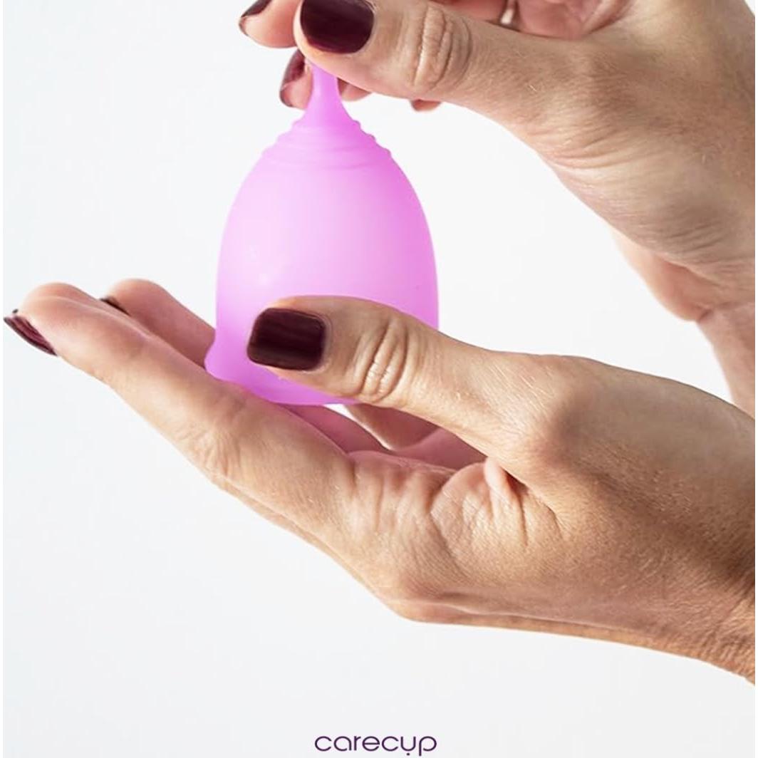 Juego de Copas Menstruales Reutilizables CareCup - 2 Tamaños