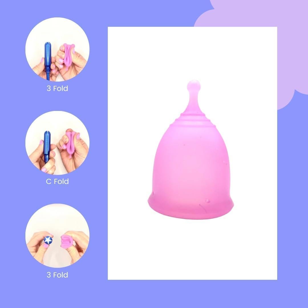 Juego de Copas Menstruales Reutilizables CareCup - 2 Tamaños