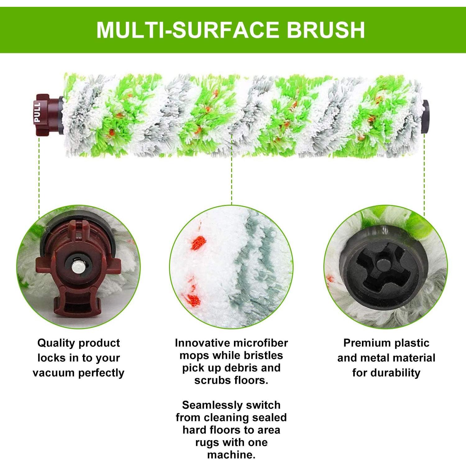 Repuestos Dhoua para Bissell CrossWave Pet Pro 2306A - 4 Rodillos y 4 Filtros