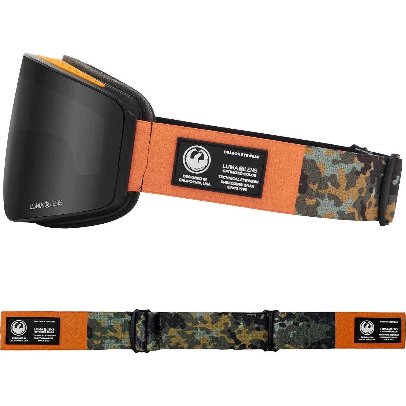 Gafas de Nieve Unisex Dragon PXV Camuflaje Bush