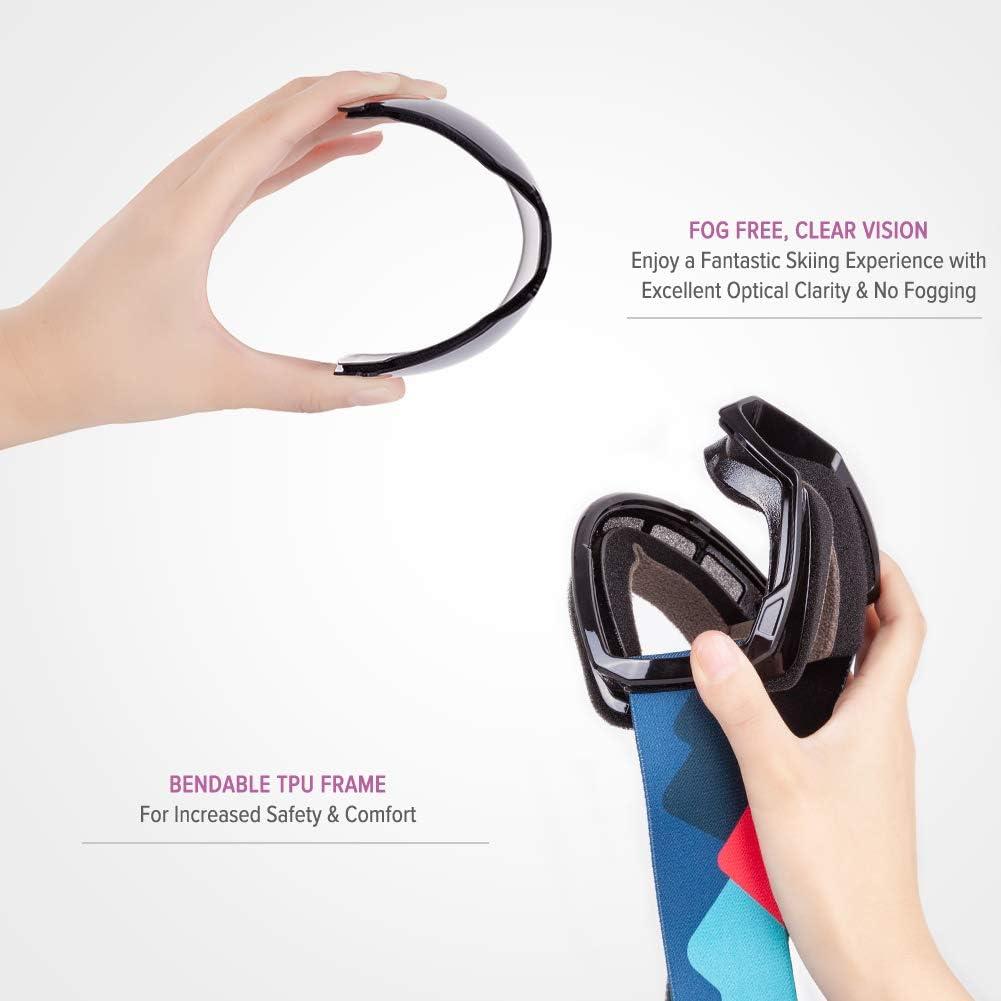 Gafas de Esquí para Niños OutdoorMaster Valle Feliz - Protección UV 100%