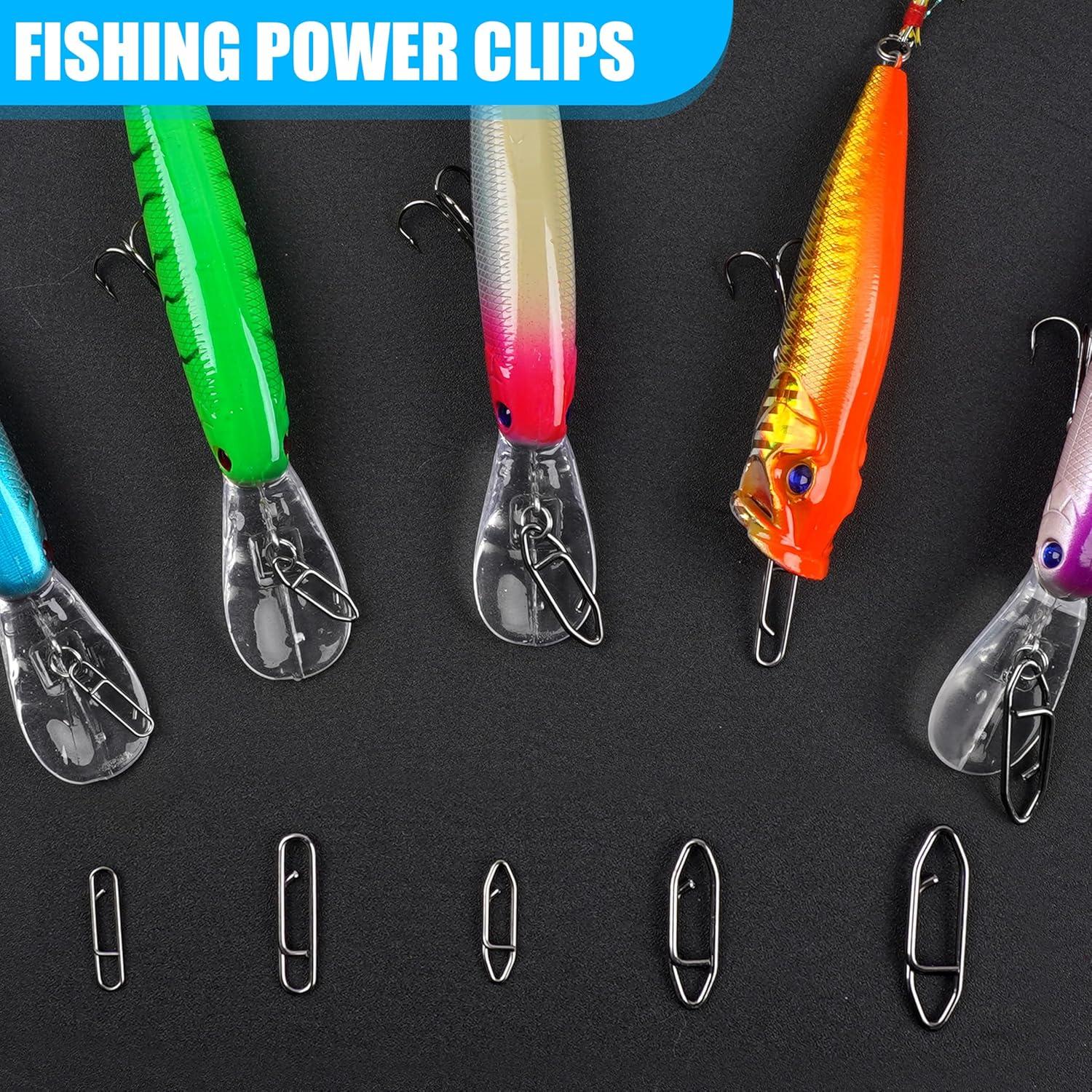 Kit de Clips Rápidos AGOOL para Cebos de Pesca 90pcs