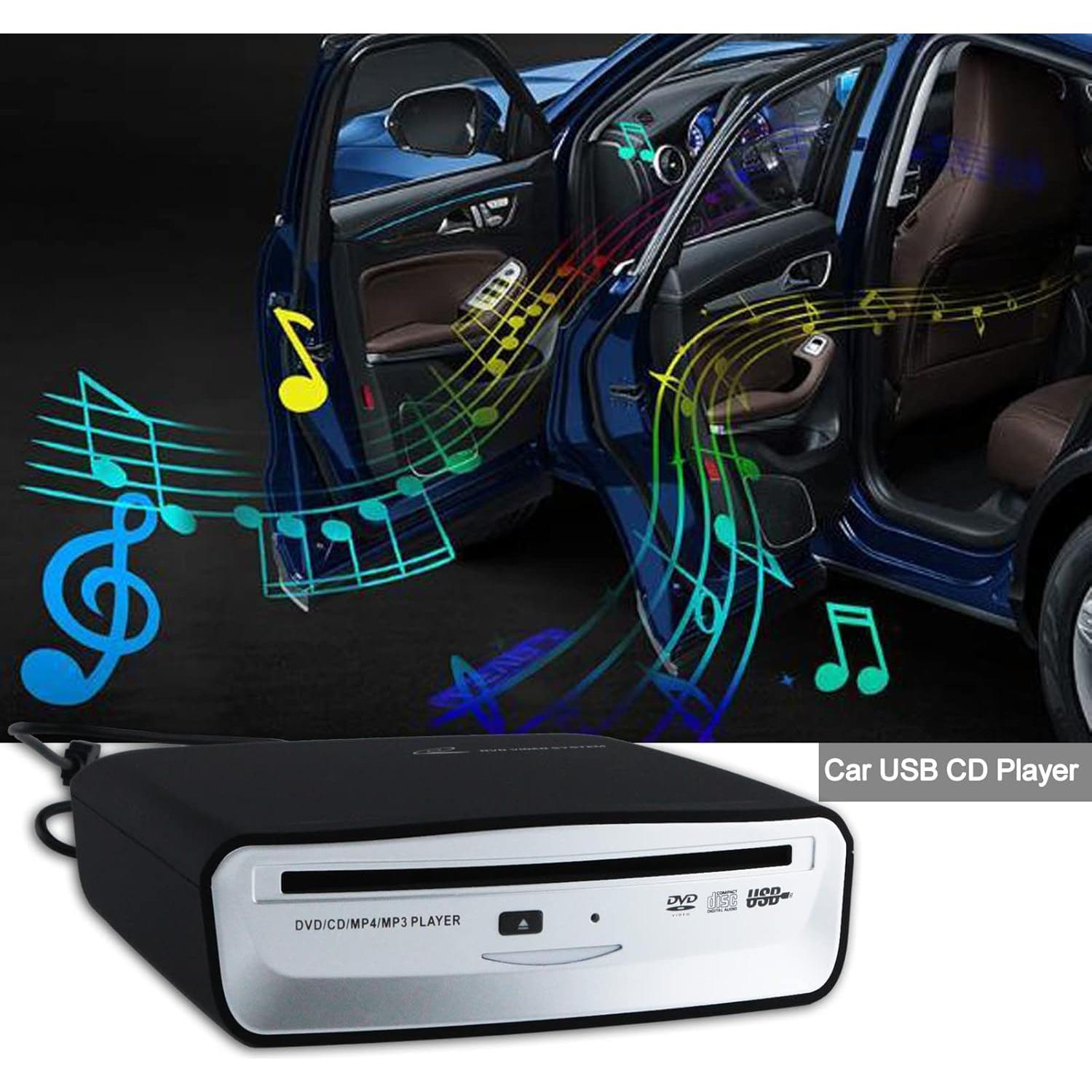 Reproductor de CD portátil OAUW para coche USB plug and play