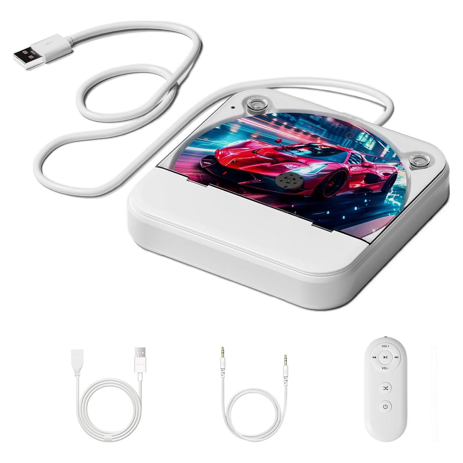 Reproductor de CD Portátil SKYANS KC606 con USB y AUX