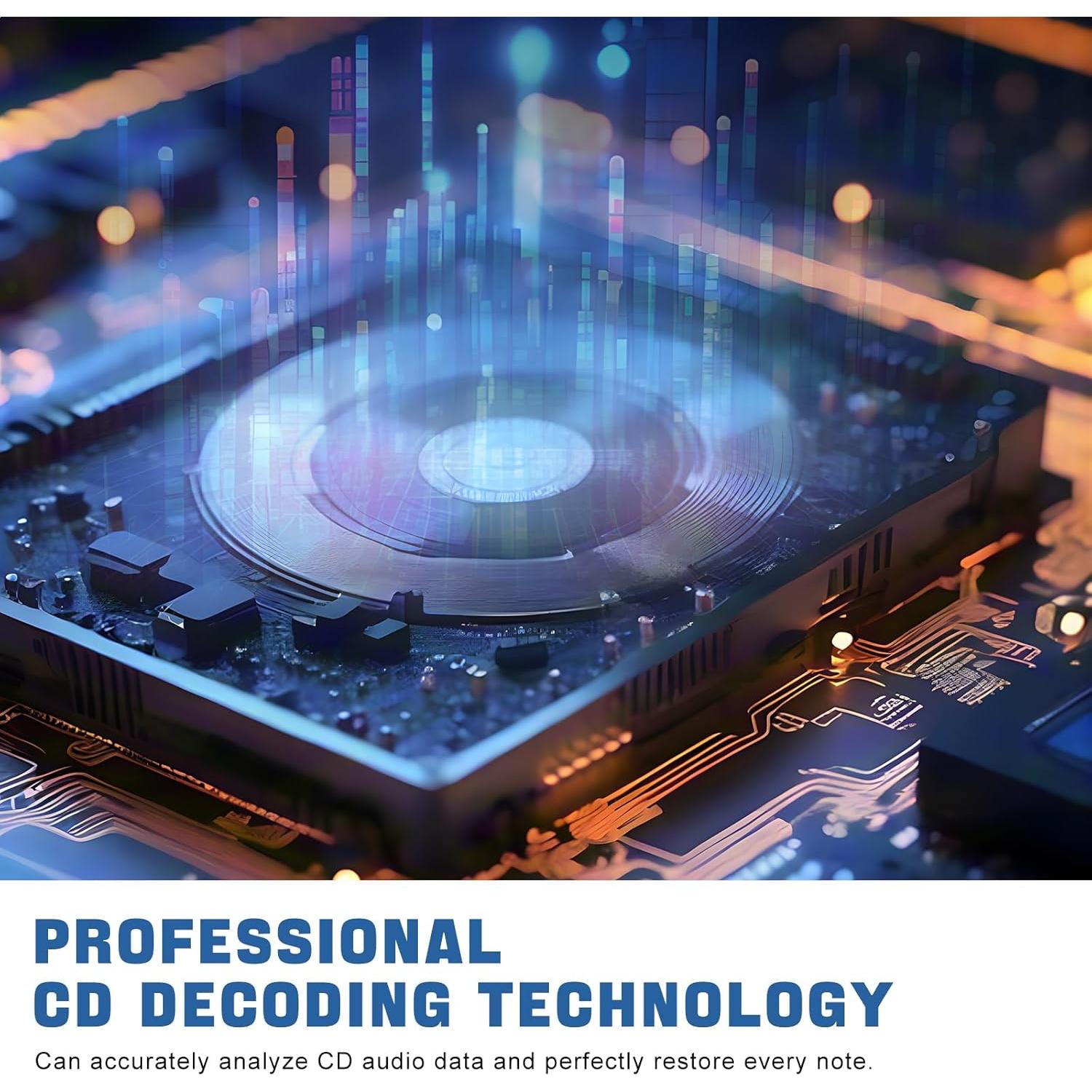 Reproductor de CD Portátil SKYANS KC606 con USB y AUX