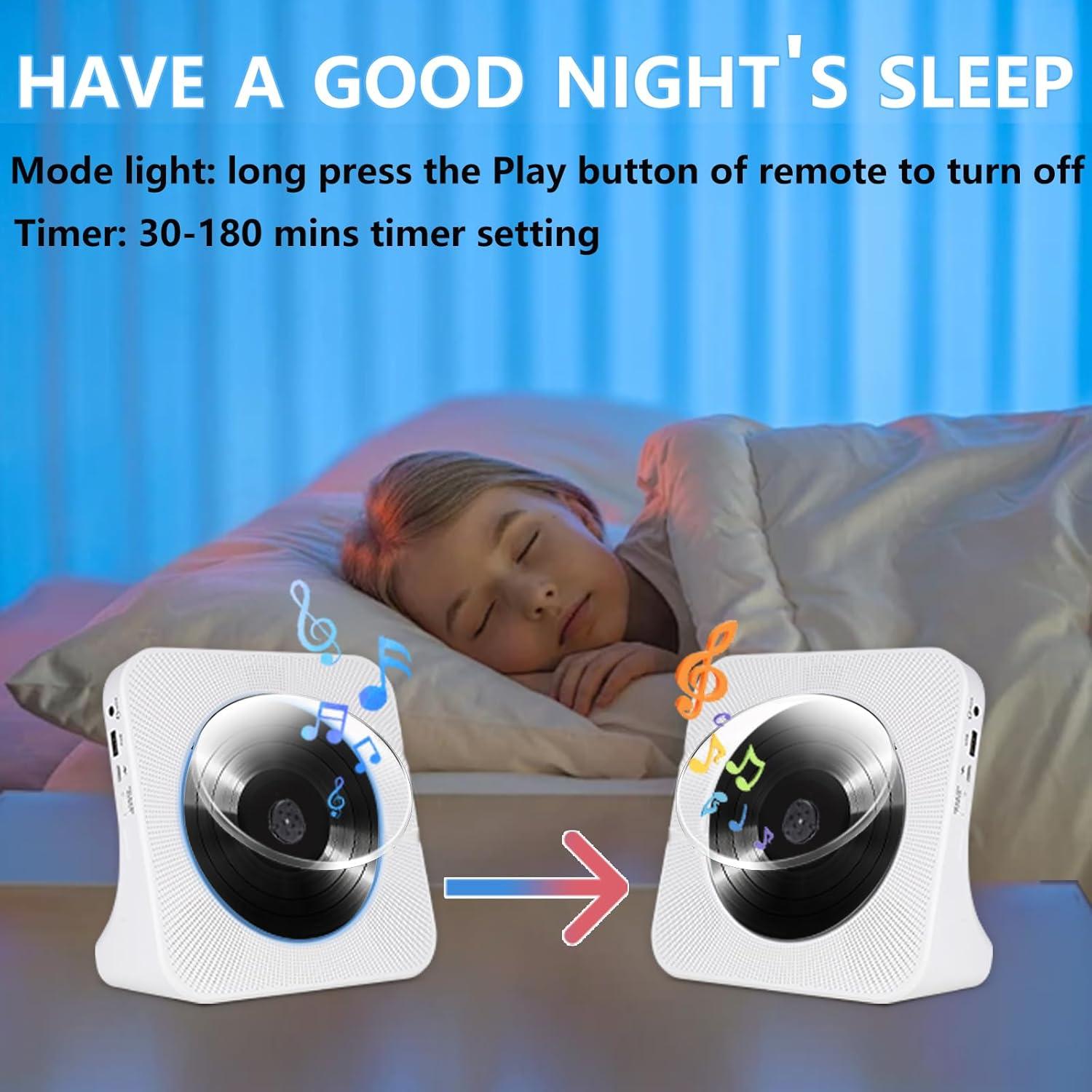 Reproductor de CD portátil TODANGAI KC-806 Bluetooth FM USB