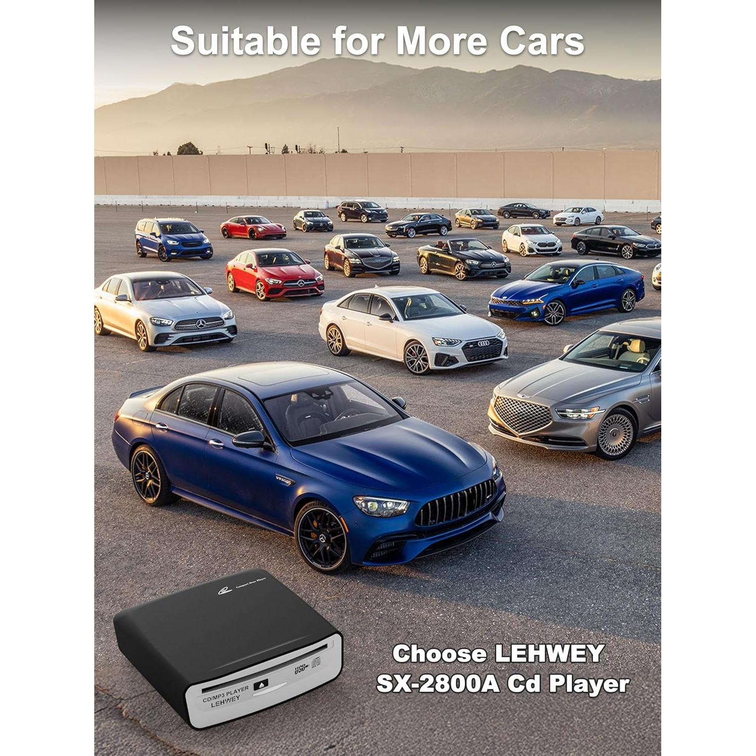 Reproductor de CD Externo Lehwey SX-2800A con Control Remoto