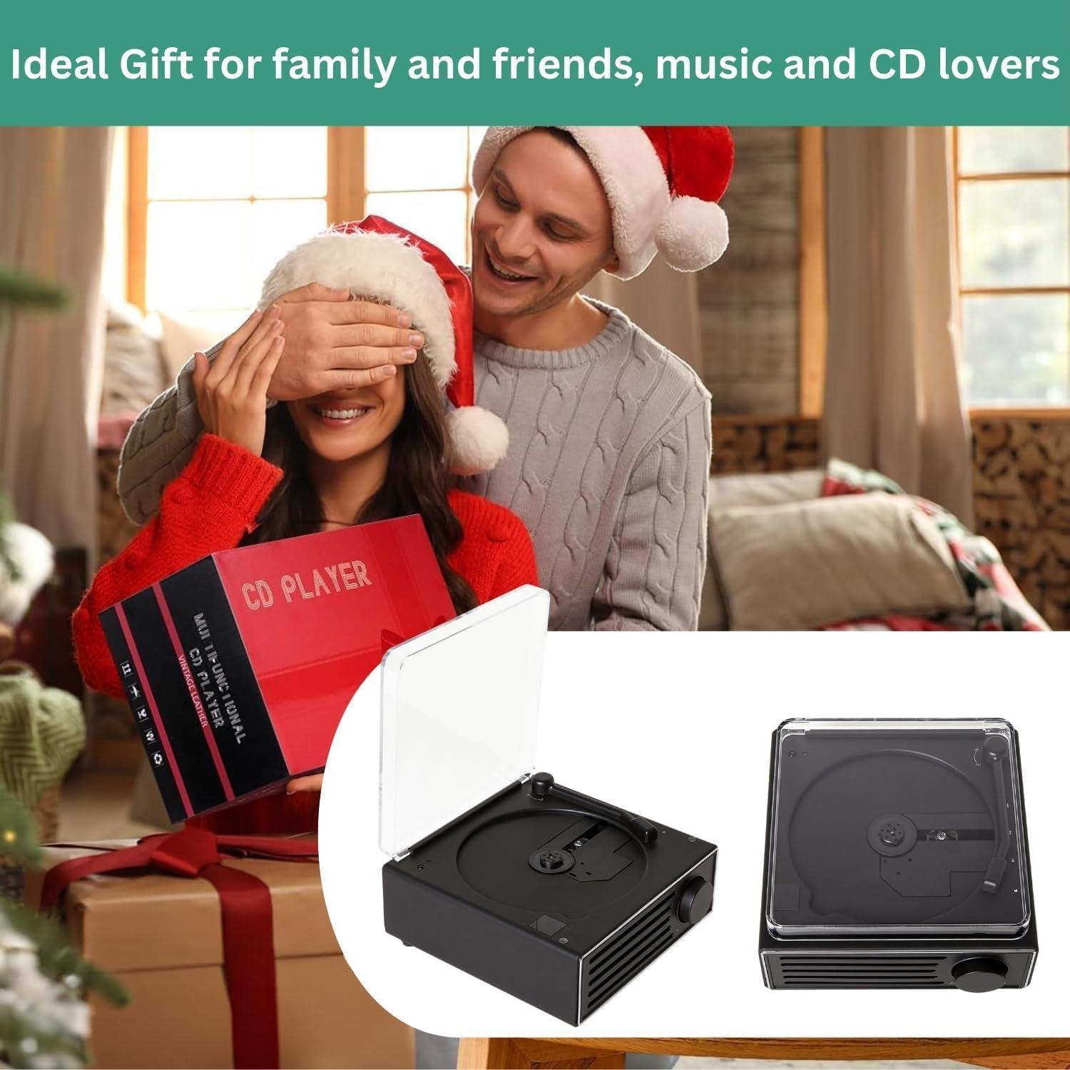 Reproductor de CD Portátil Bluetooth HiFi 4000mAh LCX-CD50