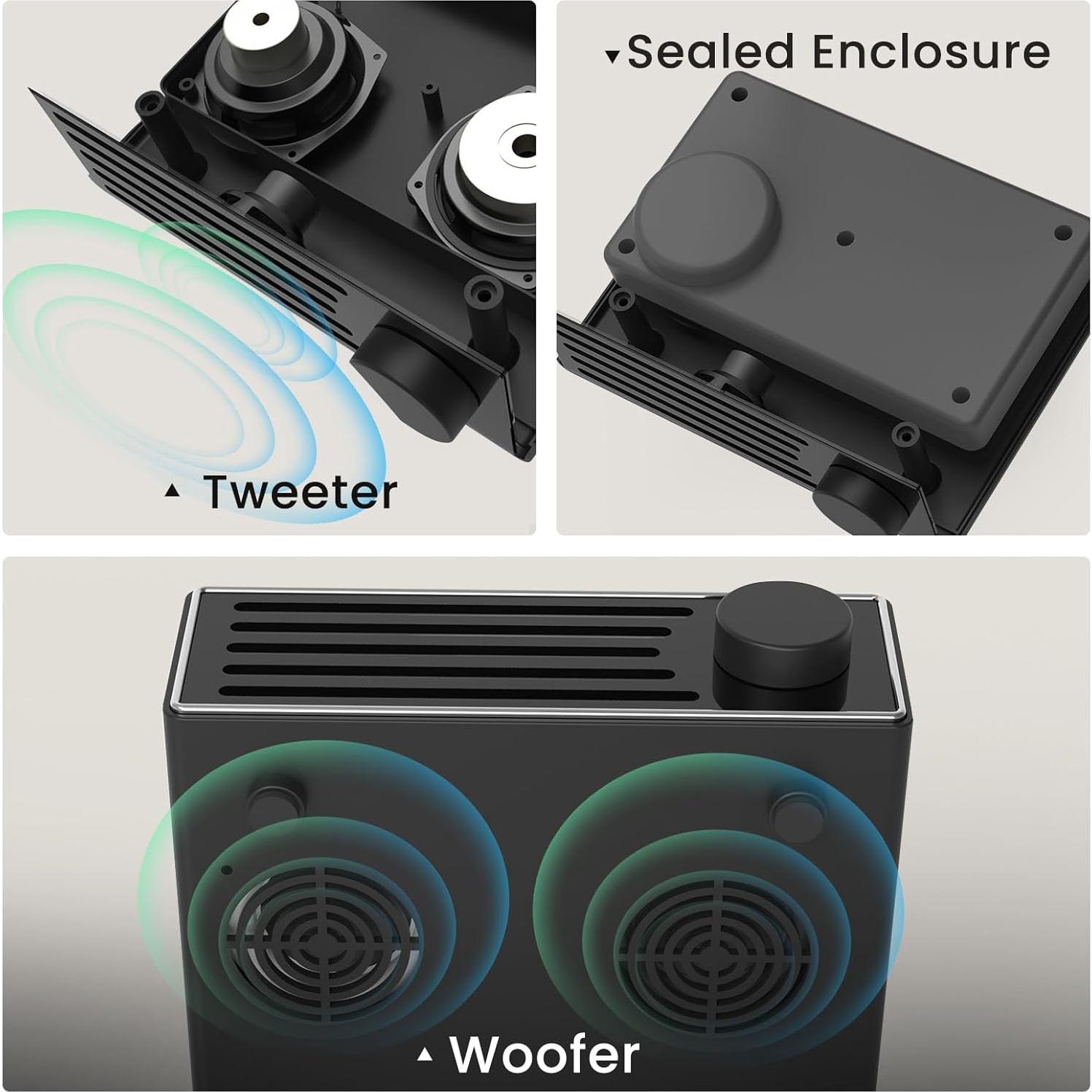 Reproductor de CD Portátil Bluetooth HiFi 4000mAh LCX-CD50