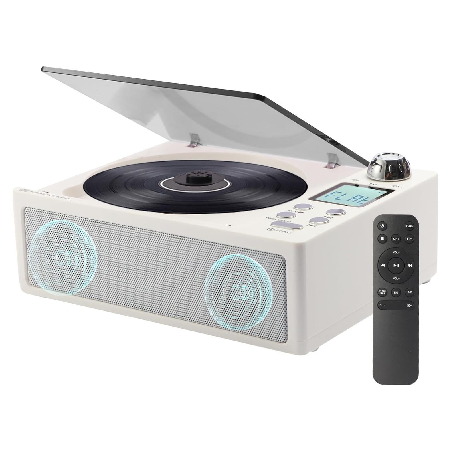 Reproductor de CD Portátil M-Amazup L-CD211 Blanco 7-en-1