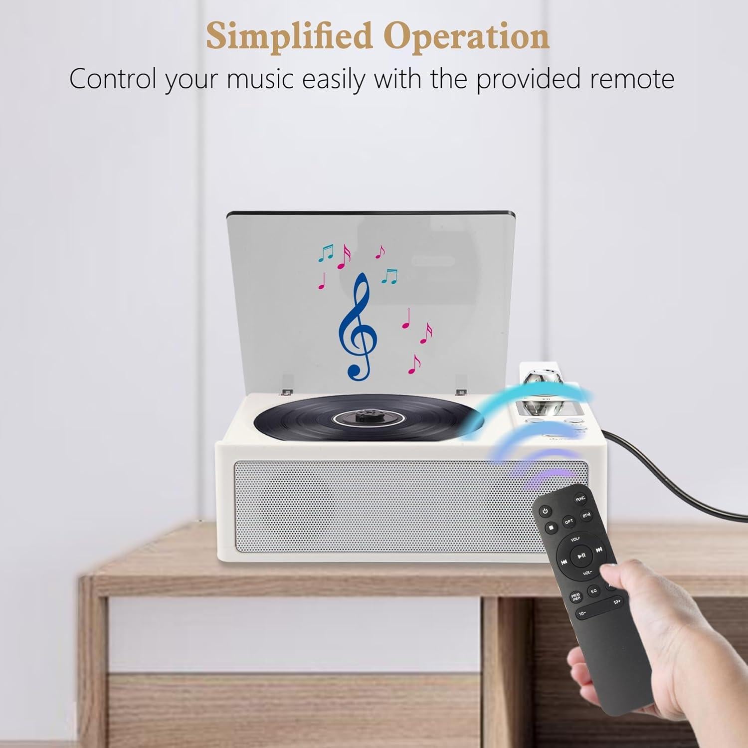 Reproductor de CD Portátil M-Amazup L-CD211 Blanco 7-en-1