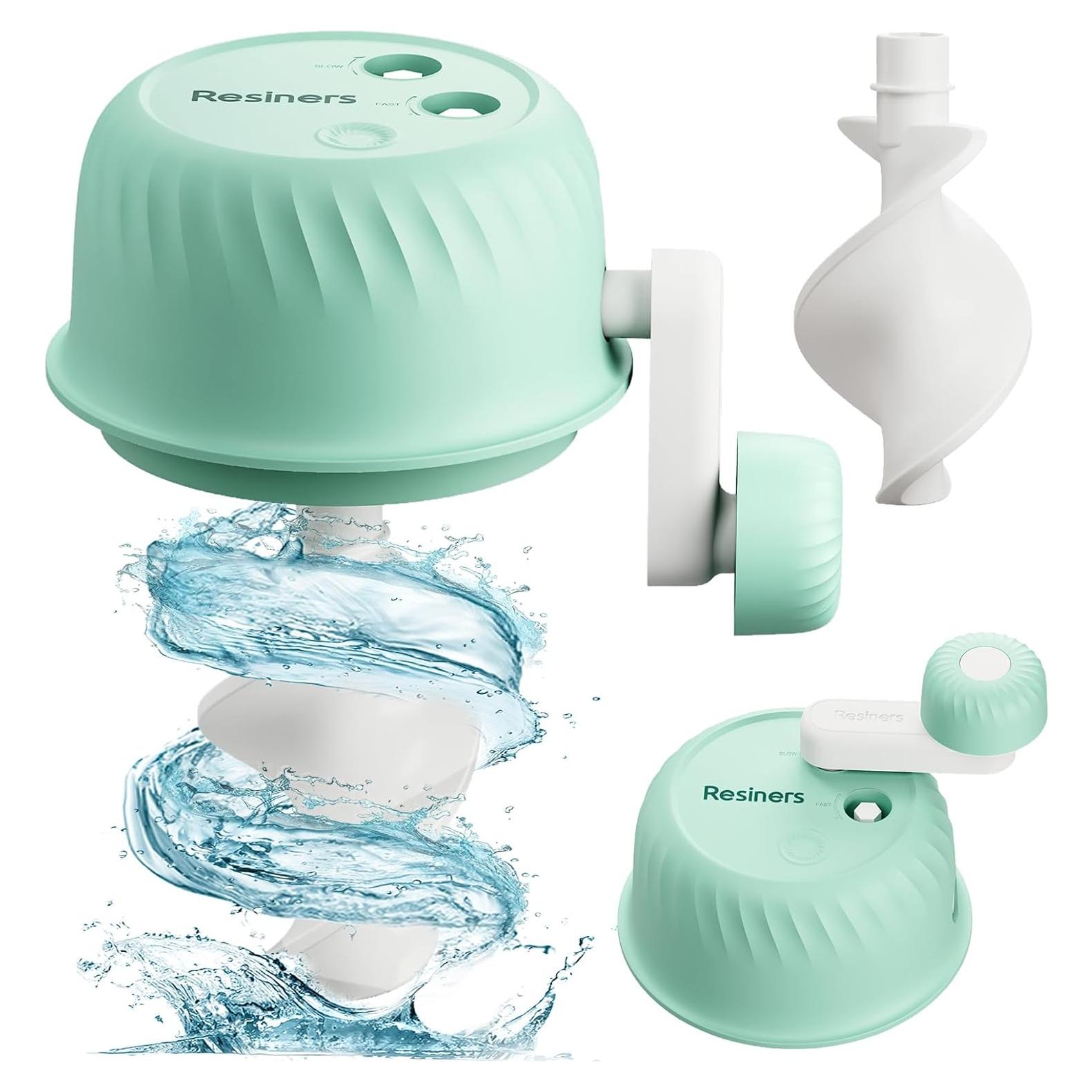 Mezclador de Resina Manual Resiners R-195E Verde Menta 3 Velocidades