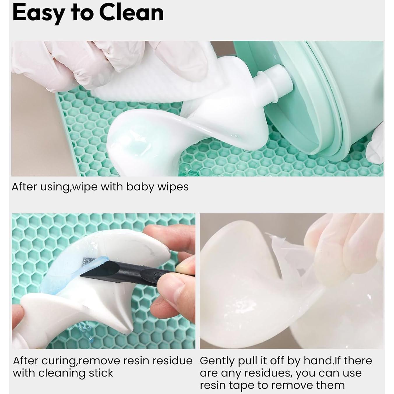 Mezclador de Resina Manual Resiners R-195E Verde Menta 3 Velocidades