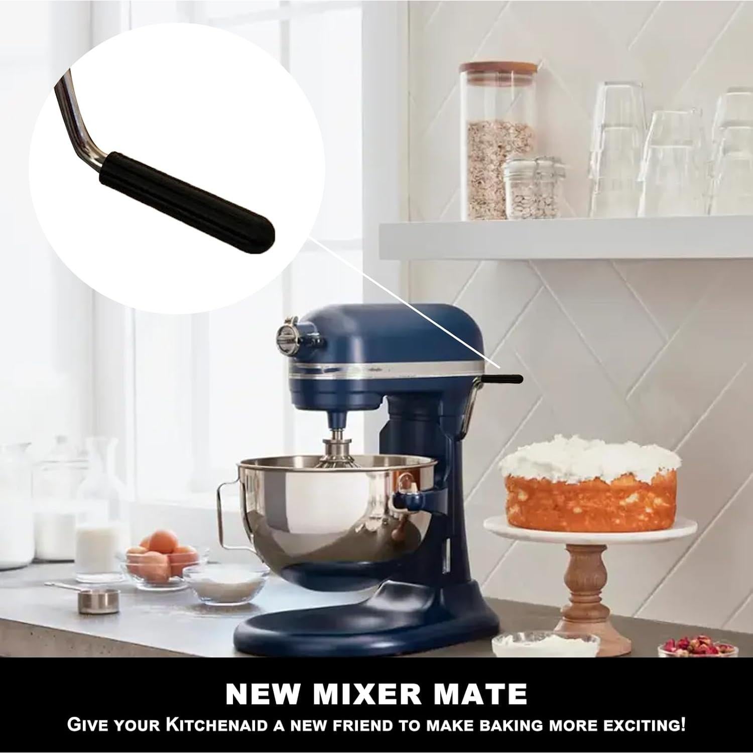 Mango de Batidora de Pie KitchenAid Pro 5 Plus LXLO Negro