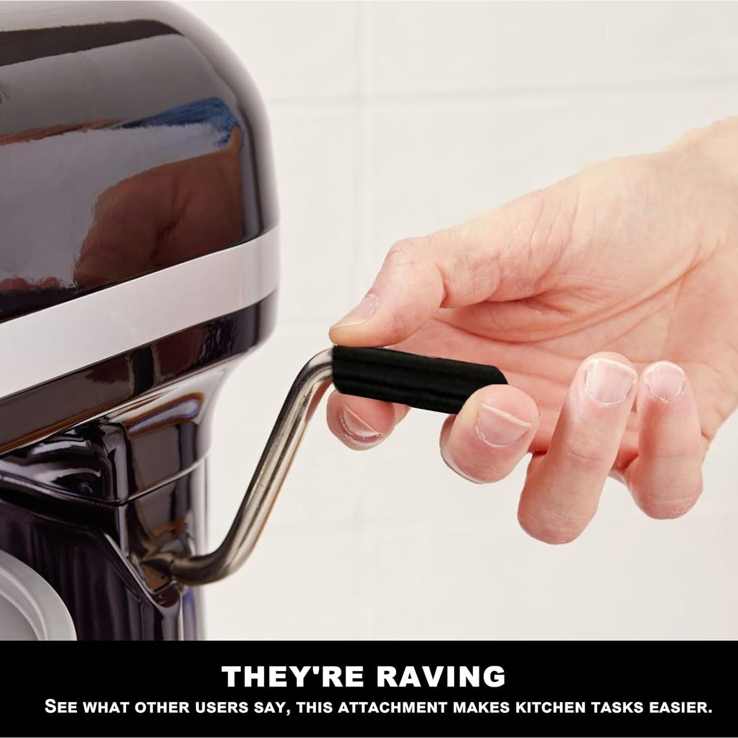 Mango de Batidora de Pie KitchenAid Pro 5 Plus LXLO Negro