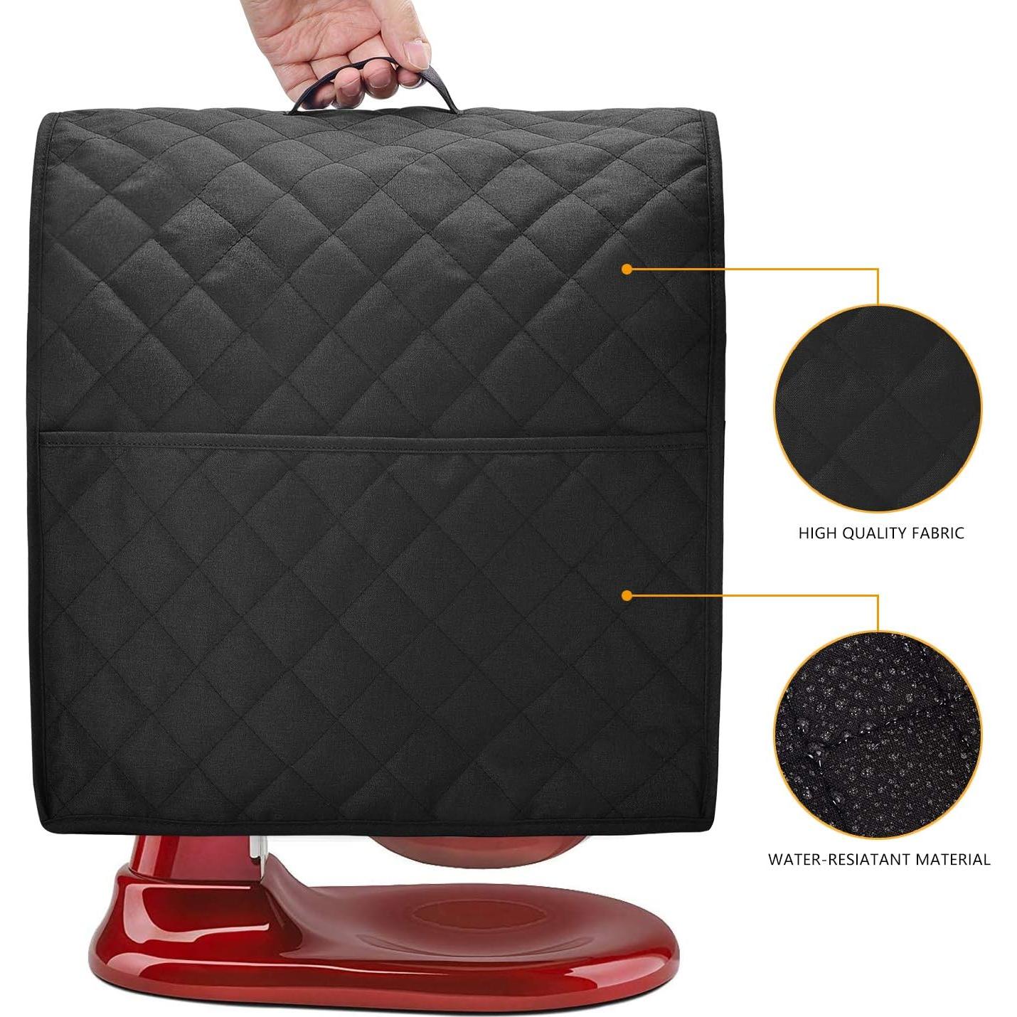 Cubierta para Batidora de Pie Negra - Impermeable y Lavable