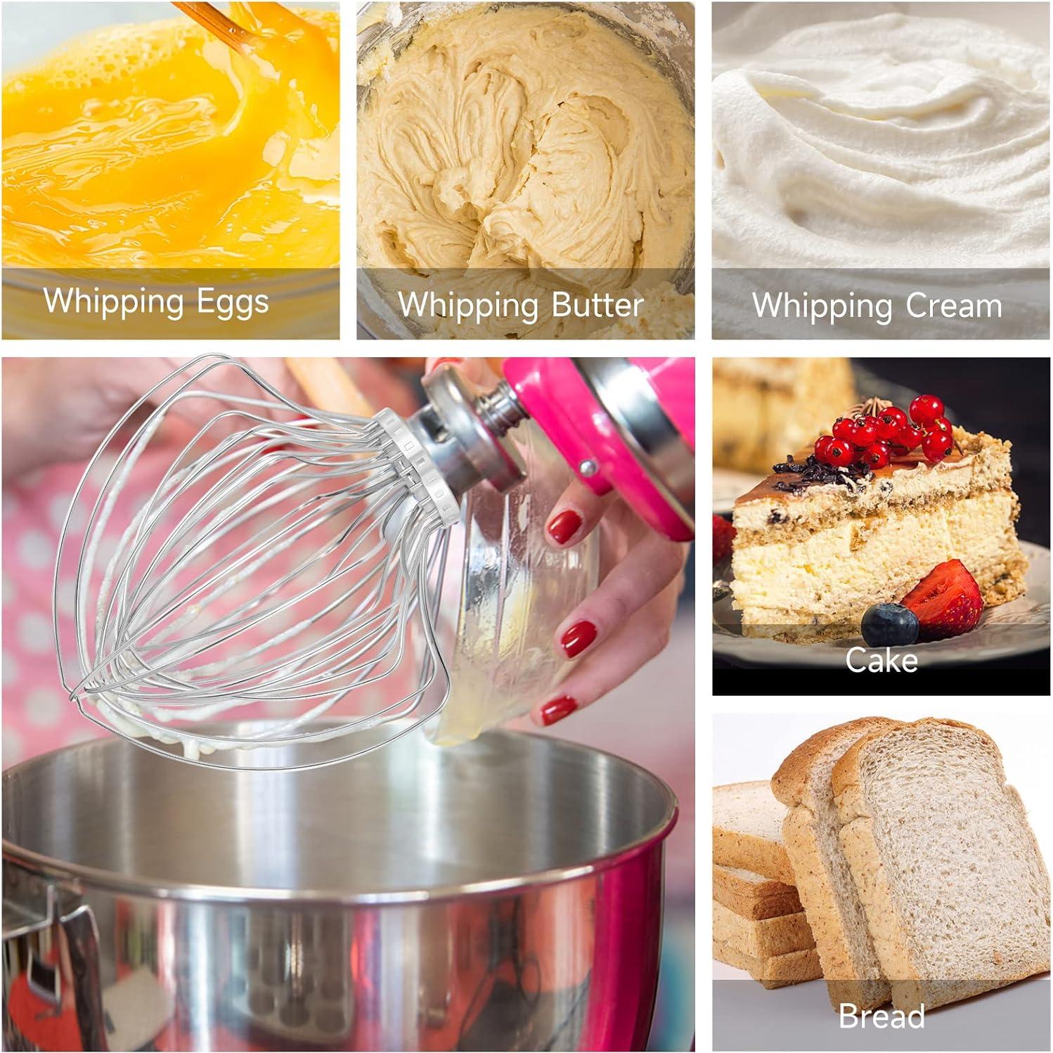 Batidor de 11 Cables KitchenAid Compatible 7 Qt Acero Inoxidable