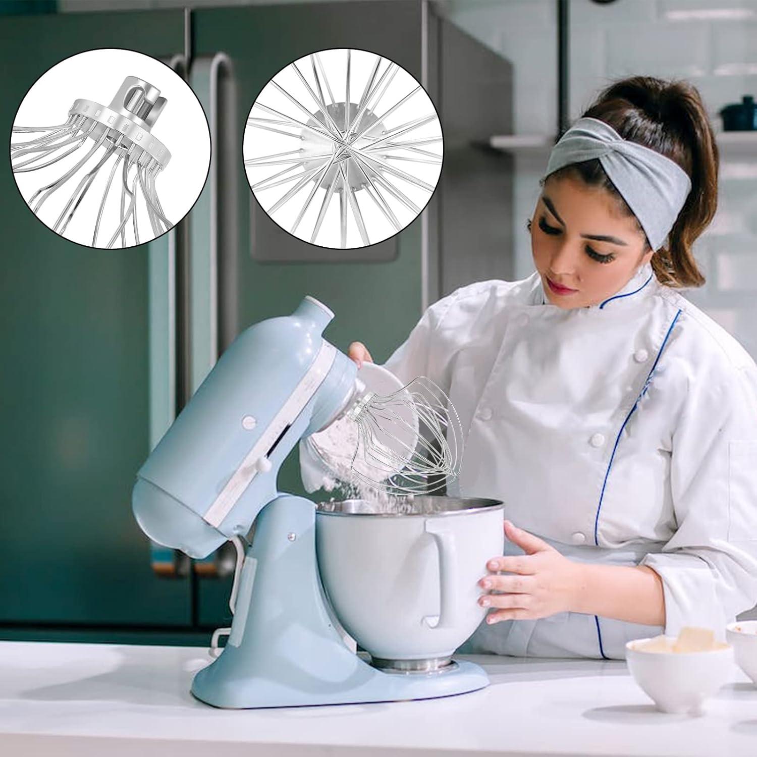 Batidor de 11 Cables KitchenAid Compatible 7 Qt Acero Inoxidable