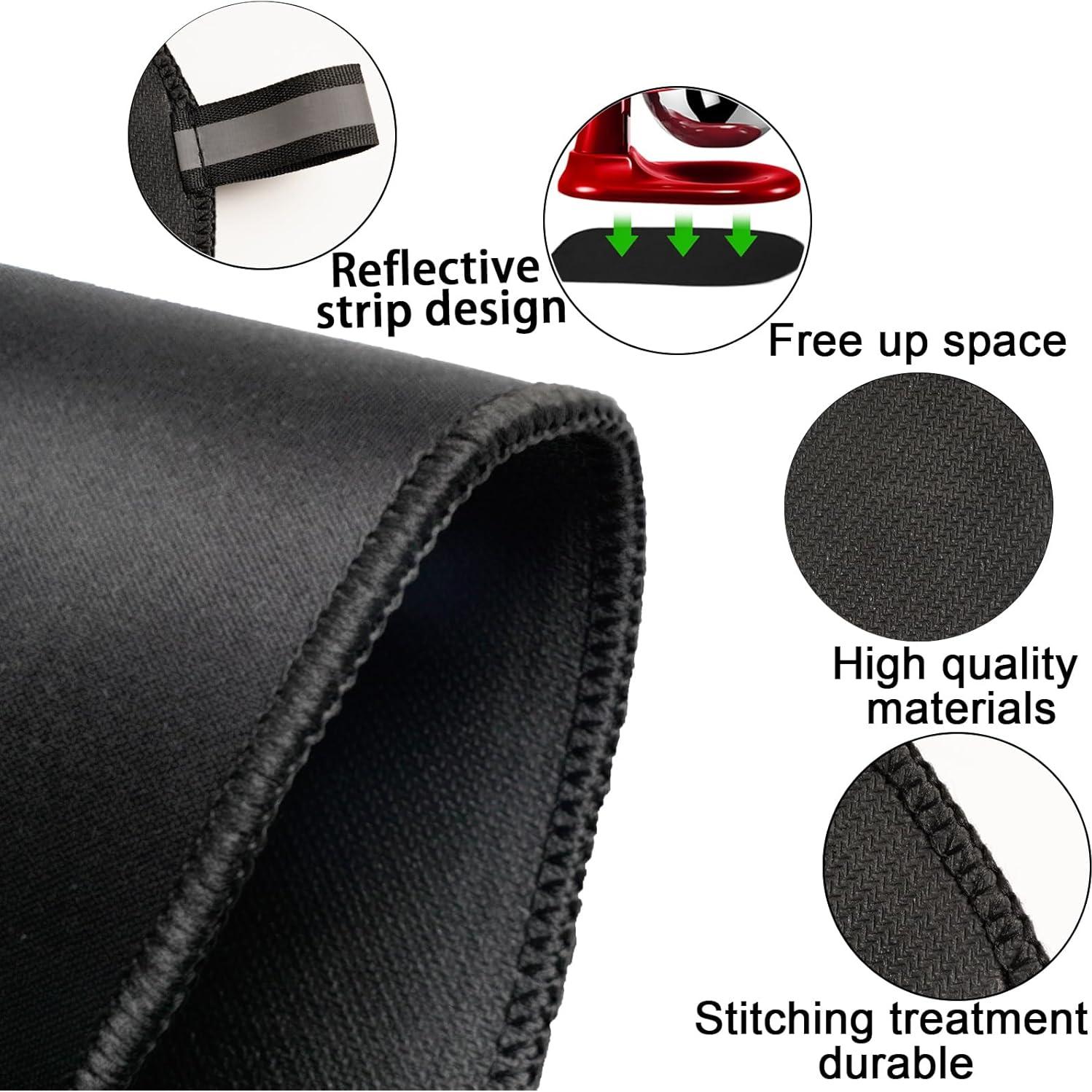 Alfombrilla deslizante Kitchen Aid 5-8 Qt negra resistente al calor