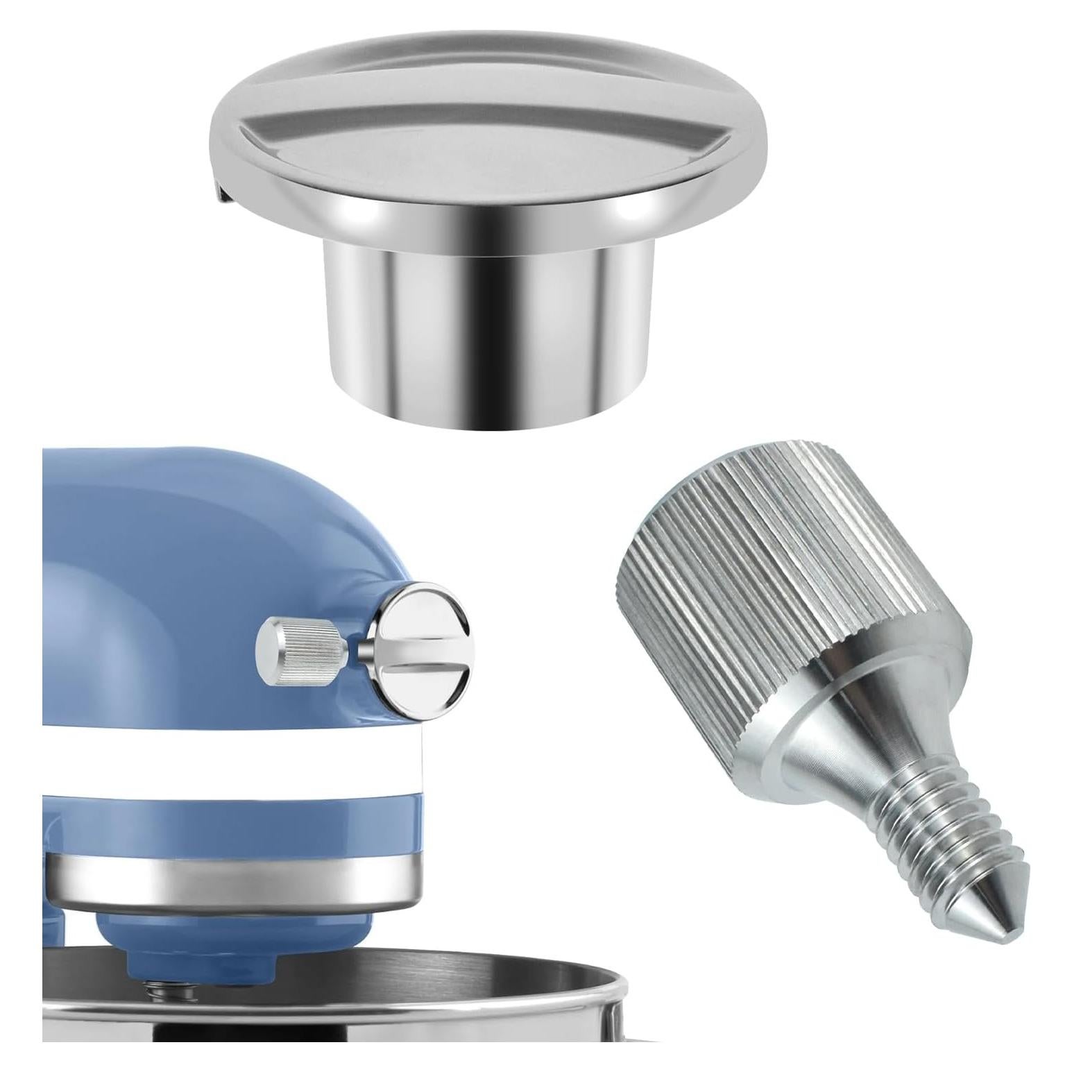 Juego de Perilla y Tornillos de Acero Inoxidable KitchenAid