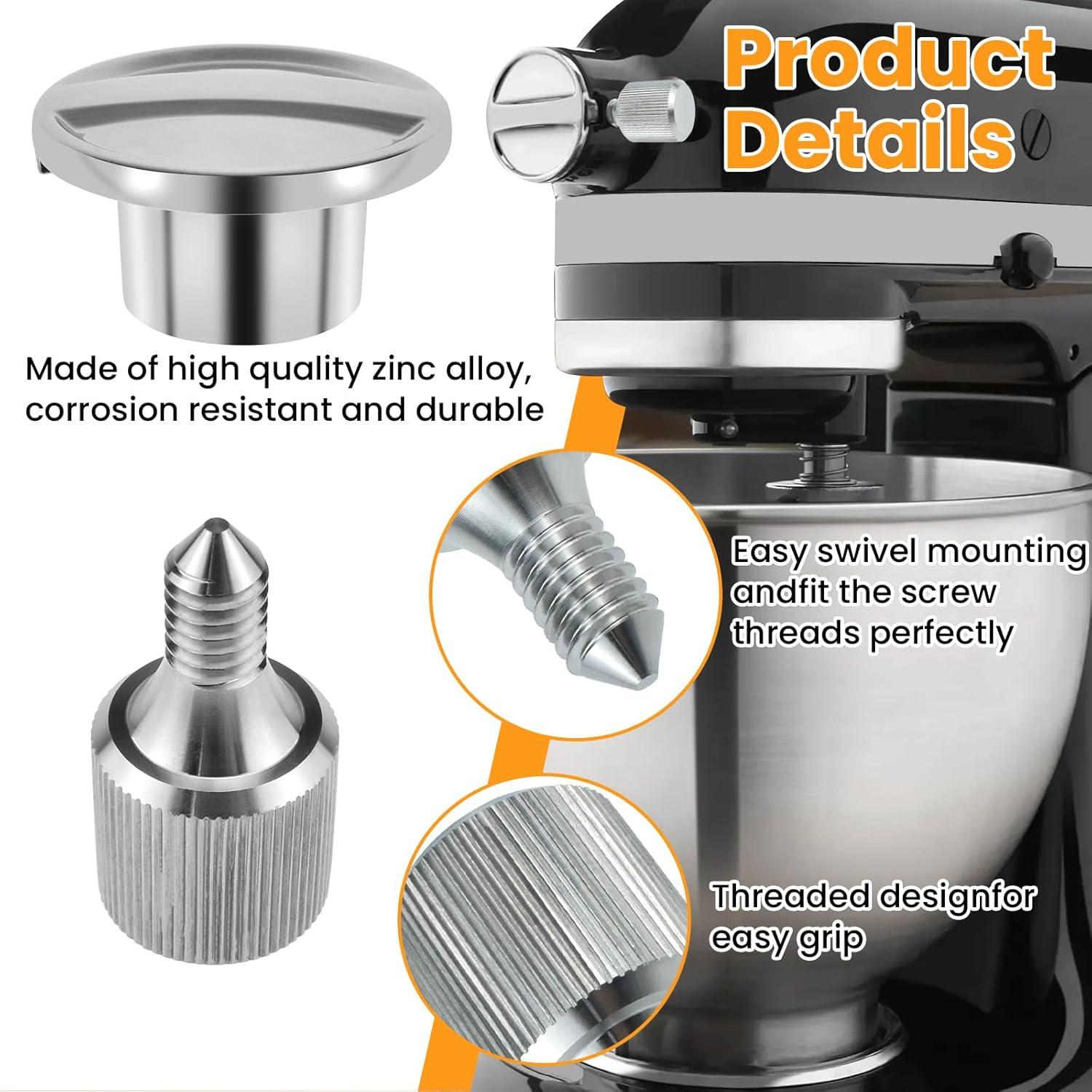 Juego de Perilla y Tornillos de Acero Inoxidable KitchenAid