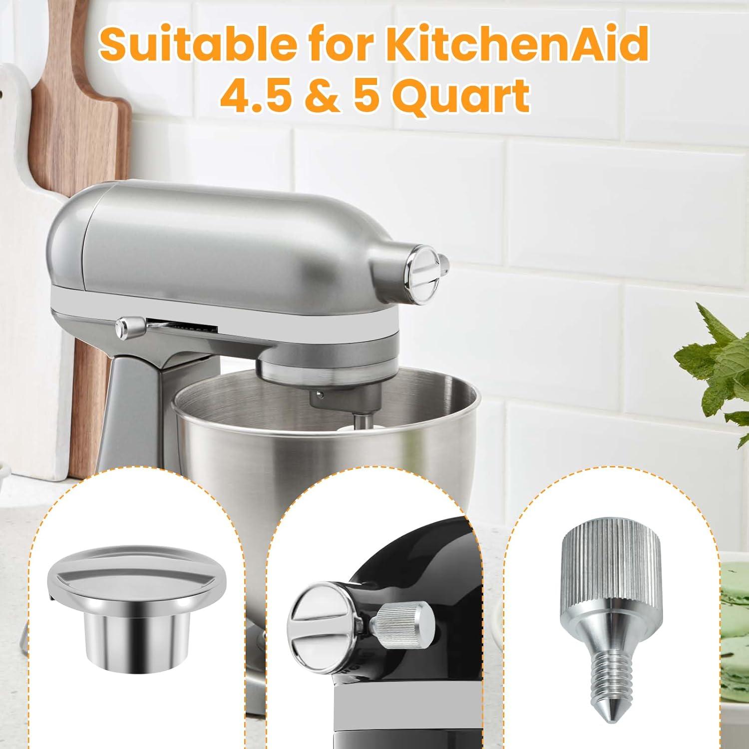 Juego de Perilla y Tornillos de Acero Inoxidable KitchenAid