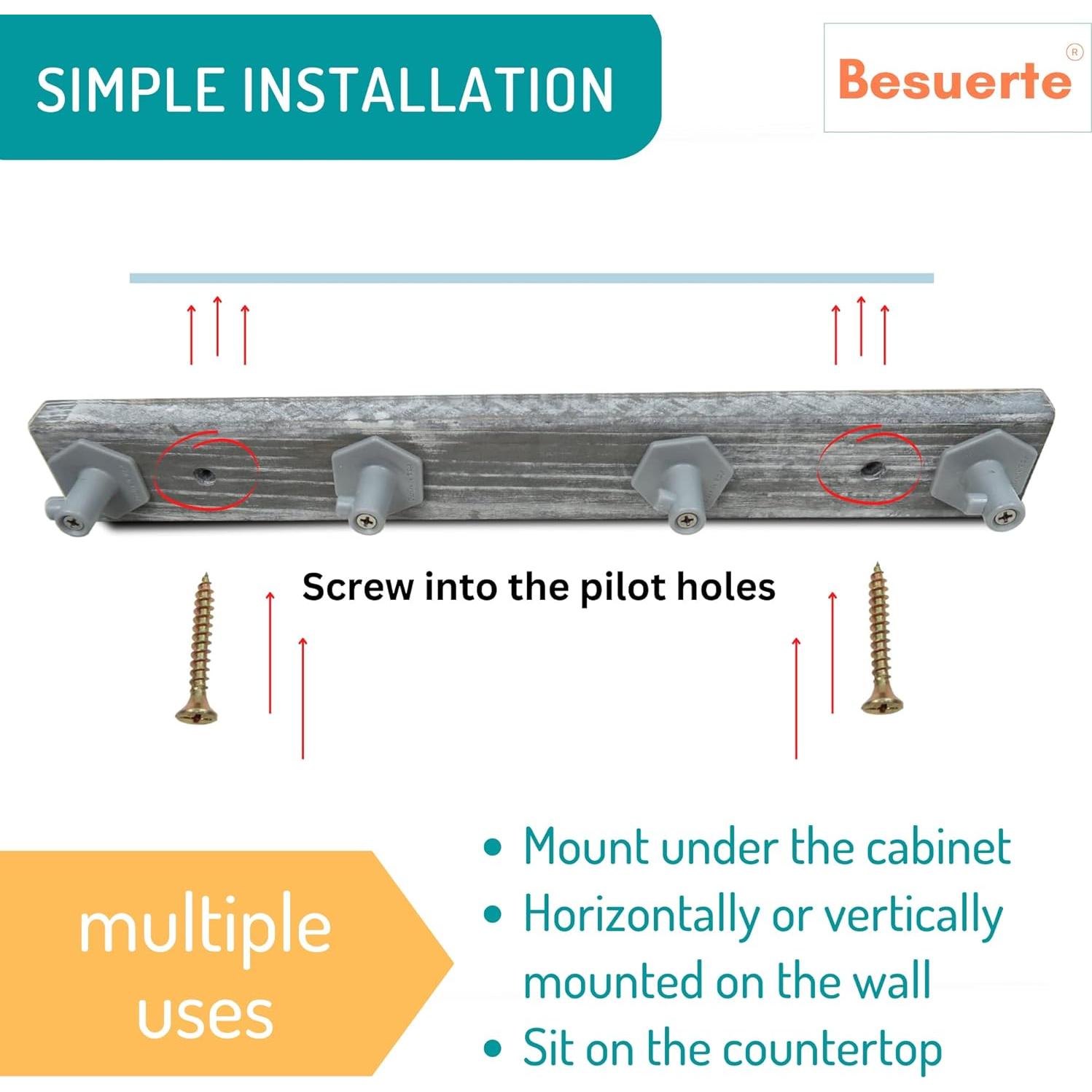 Soporte de Madera para Accesorios de Batidora KitchenAid