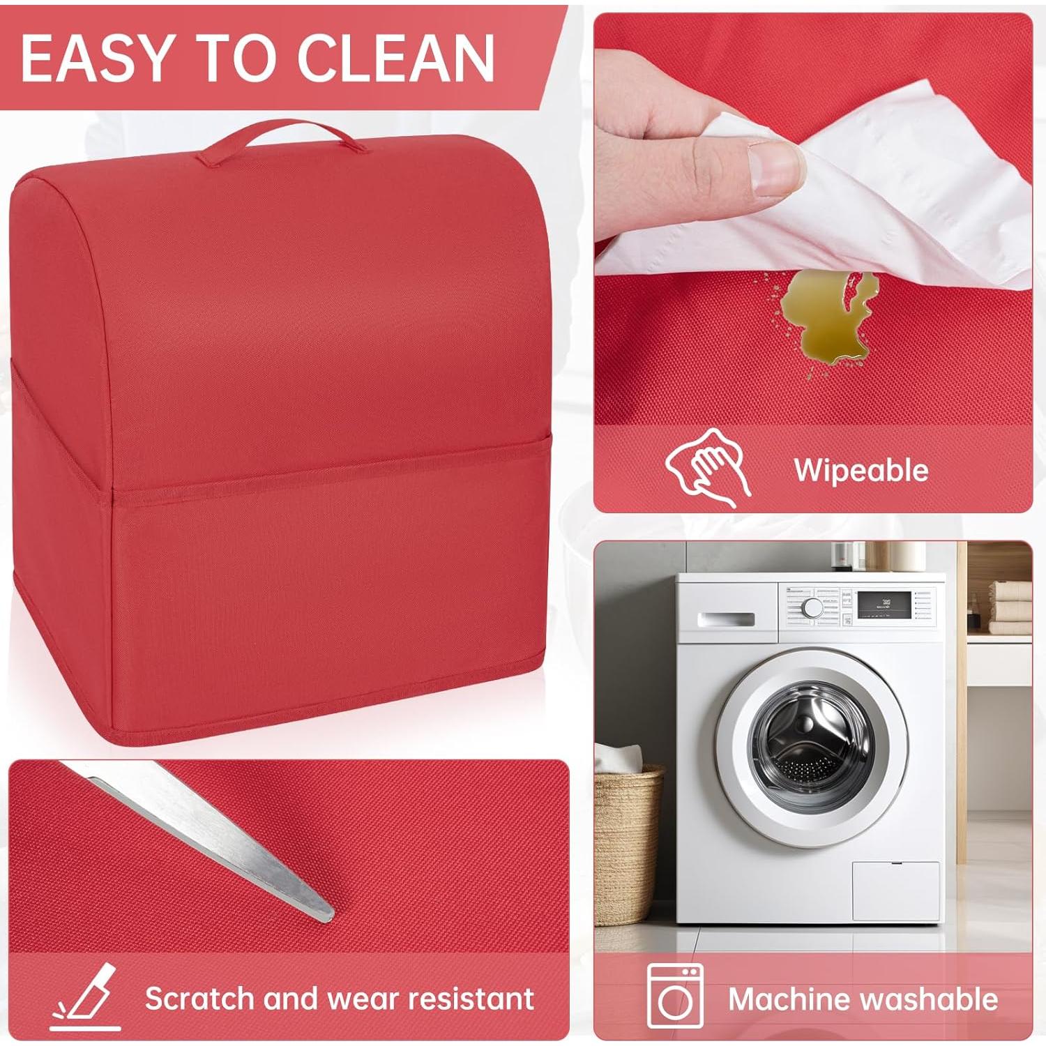 Cubierta de Polvo para Mezclador de Pie FREEAMG Rojo 6-8 Qt