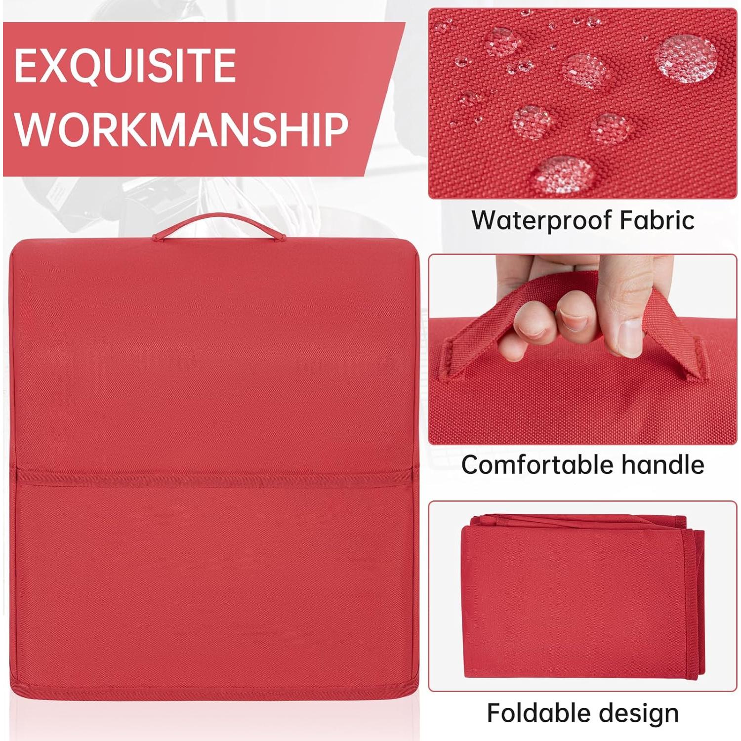 Cubierta de Polvo para Mezclador de Pie FREEAMG Rojo 6-8 Qt