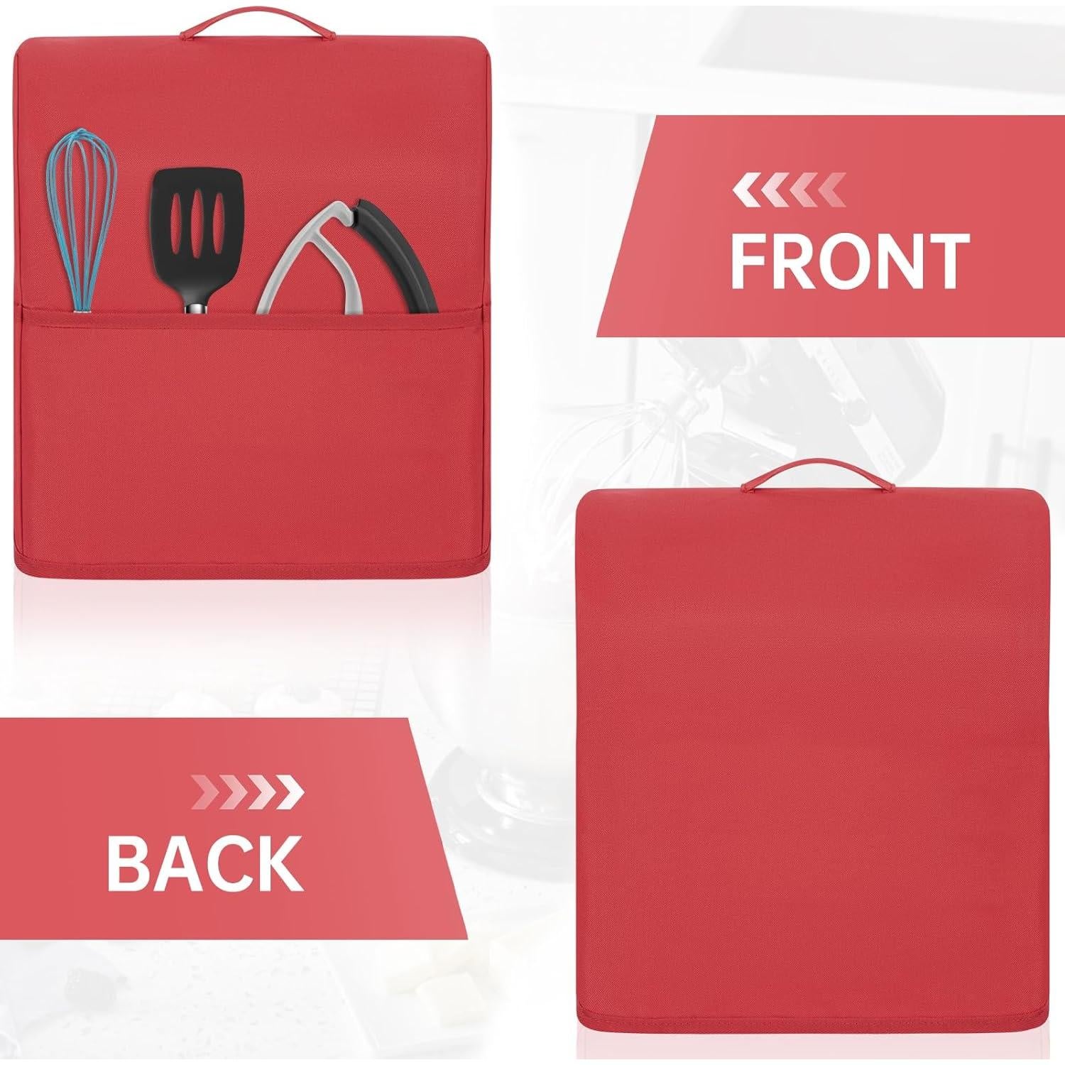 Cubierta de Polvo para Mezclador de Pie FREEAMG Rojo 6-8 Qt