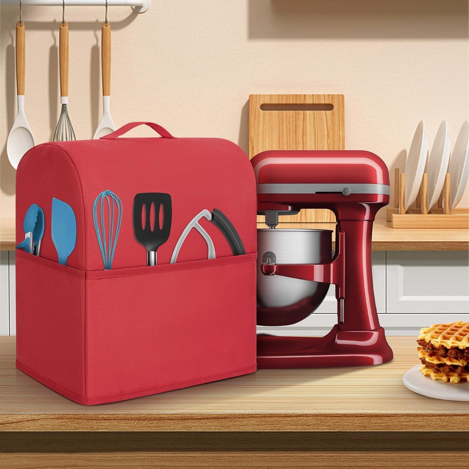 Cubierta de Polvo para Mezclador de Pie FREEAMG Rojo 6-8 Qt