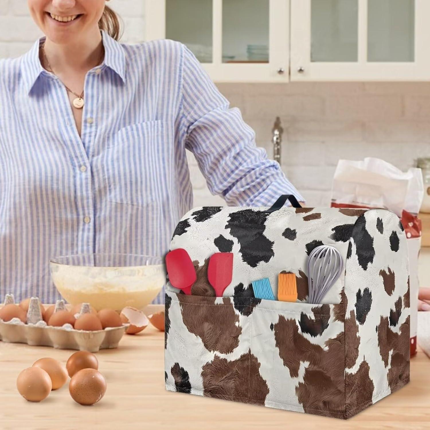 Cubierta para Mezcladora de Pie 6-8 Qt Diseño Vaca