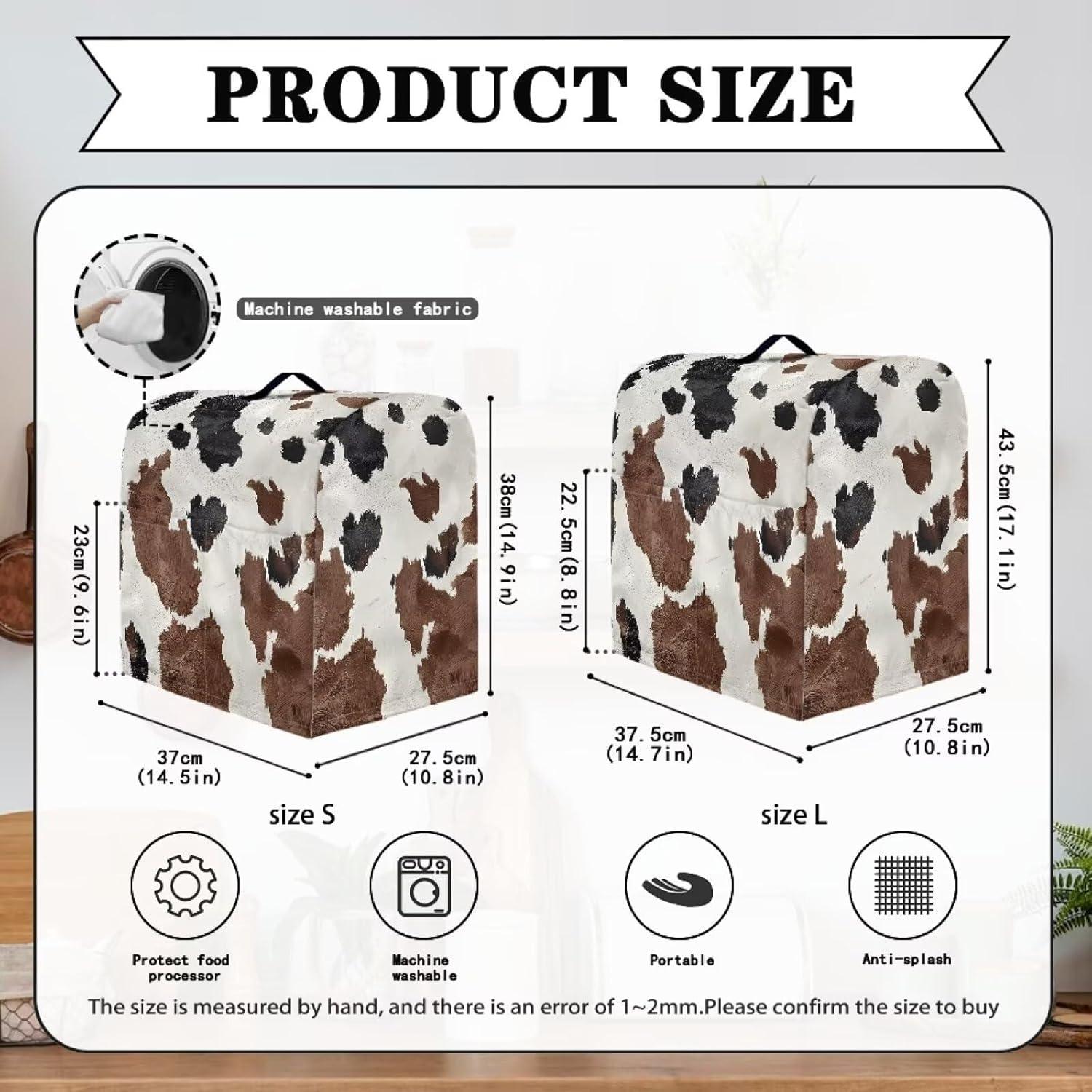 Cubierta para Mezcladora de Pie 6-8 Qt Diseño Vaca