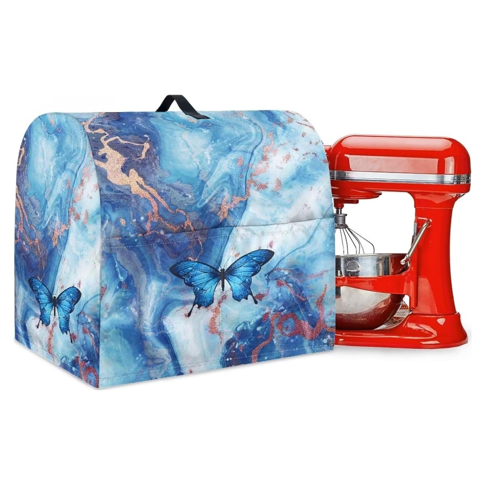 Cubierta para Mezclador de Pie Kitchen Aid 4.5-5 Qt Mármol Azul