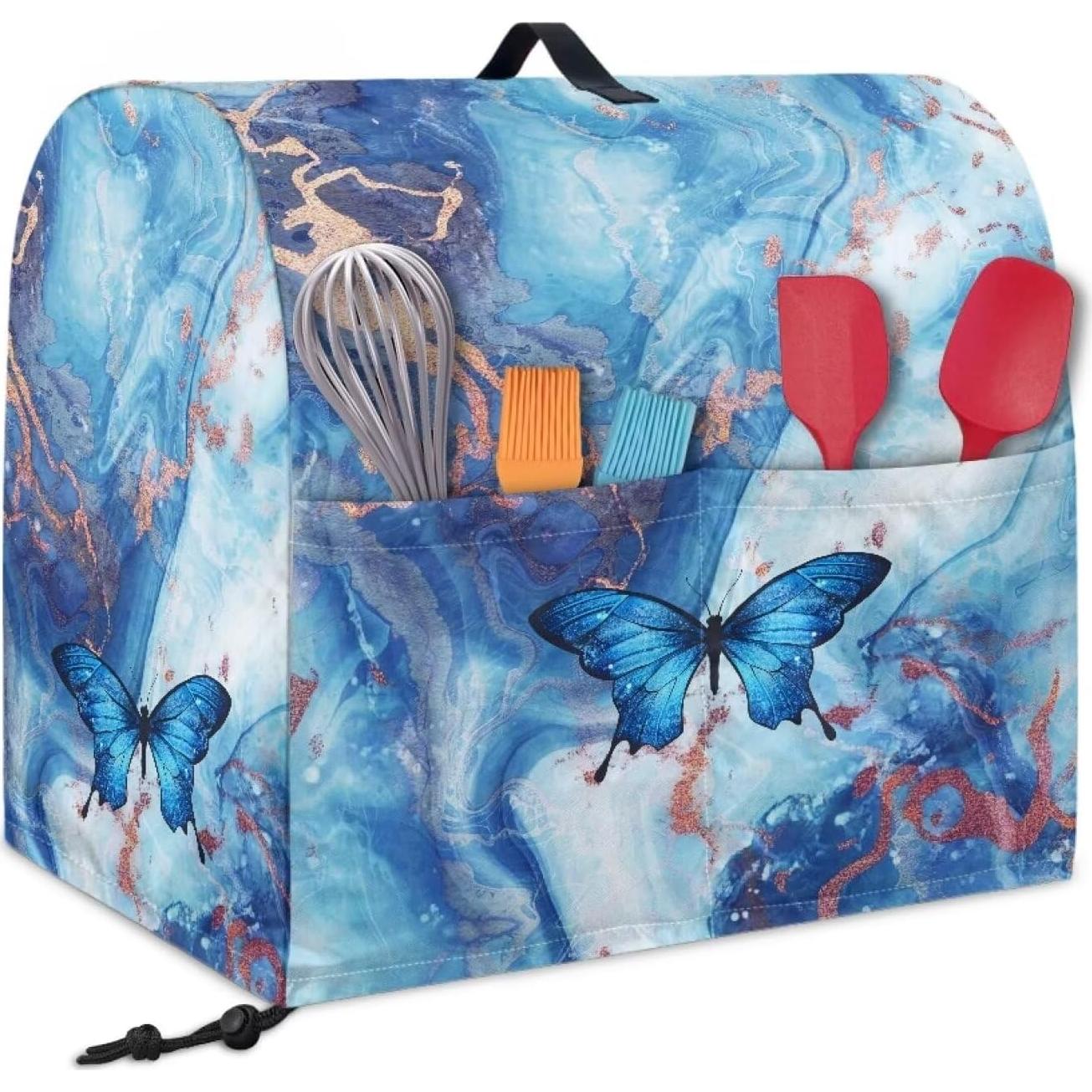 Cubierta para Mezclador de Pie Kitchen Aid 4.5-5 Qt Mármol Azul