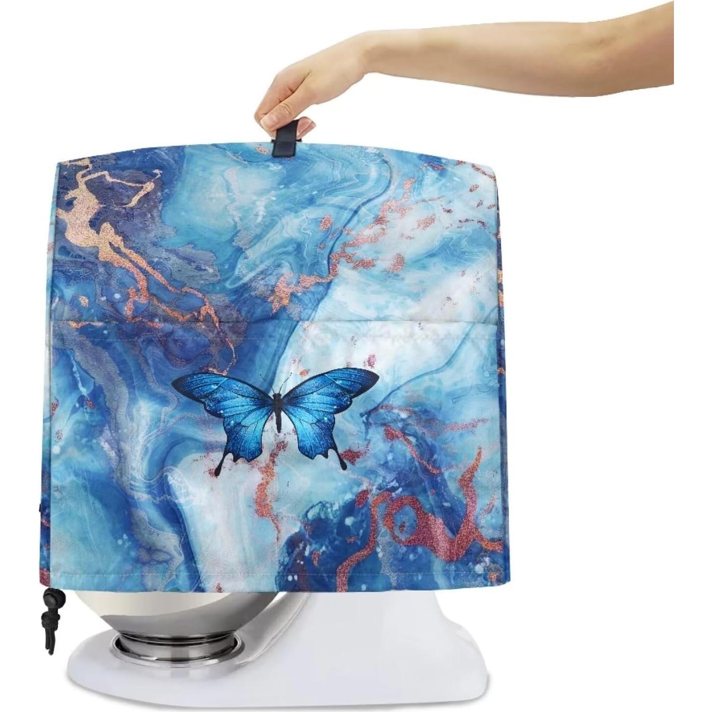 Cubierta para Mezclador de Pie Kitchen Aid 4.5-5 Qt Mármol Azul