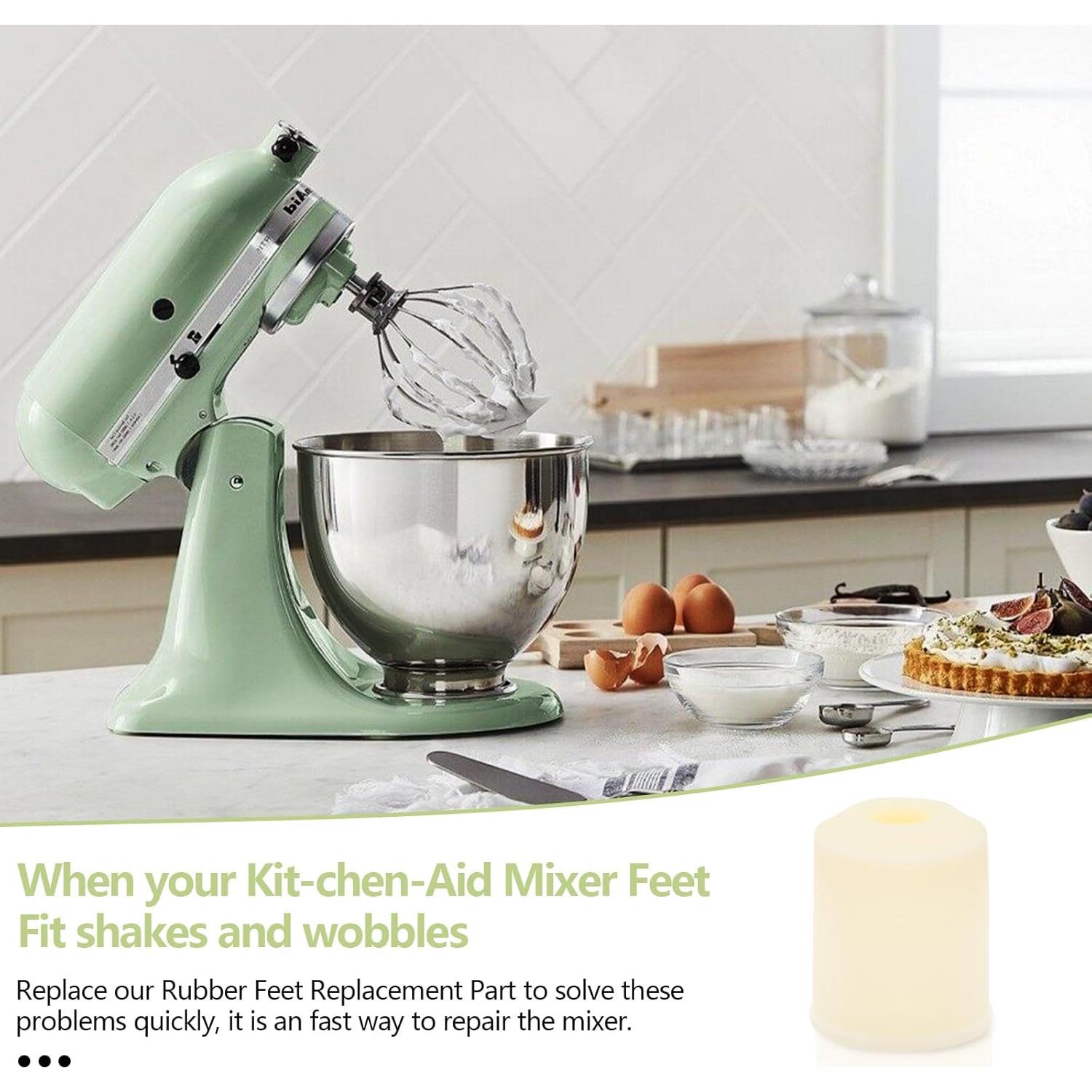 Pies de Goma Reemplazo para Mezclador KitchenAid - 5 Piezas